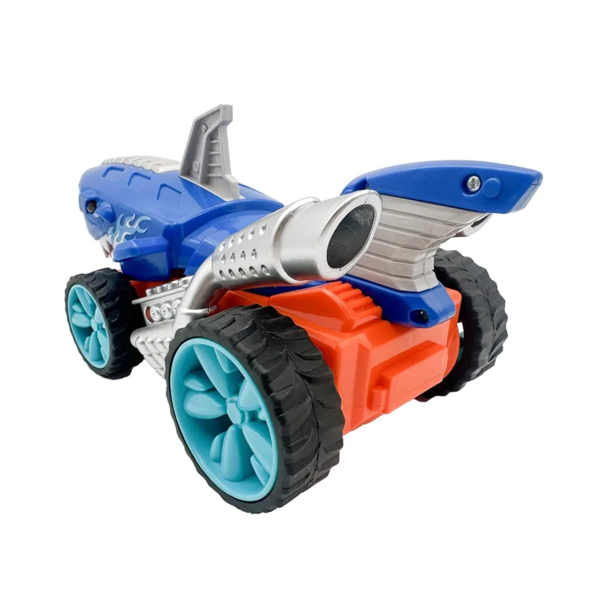 Brinquedo Infantil Hot Wheels Carro Tubarão com Luz e Som Multikids - BR2483