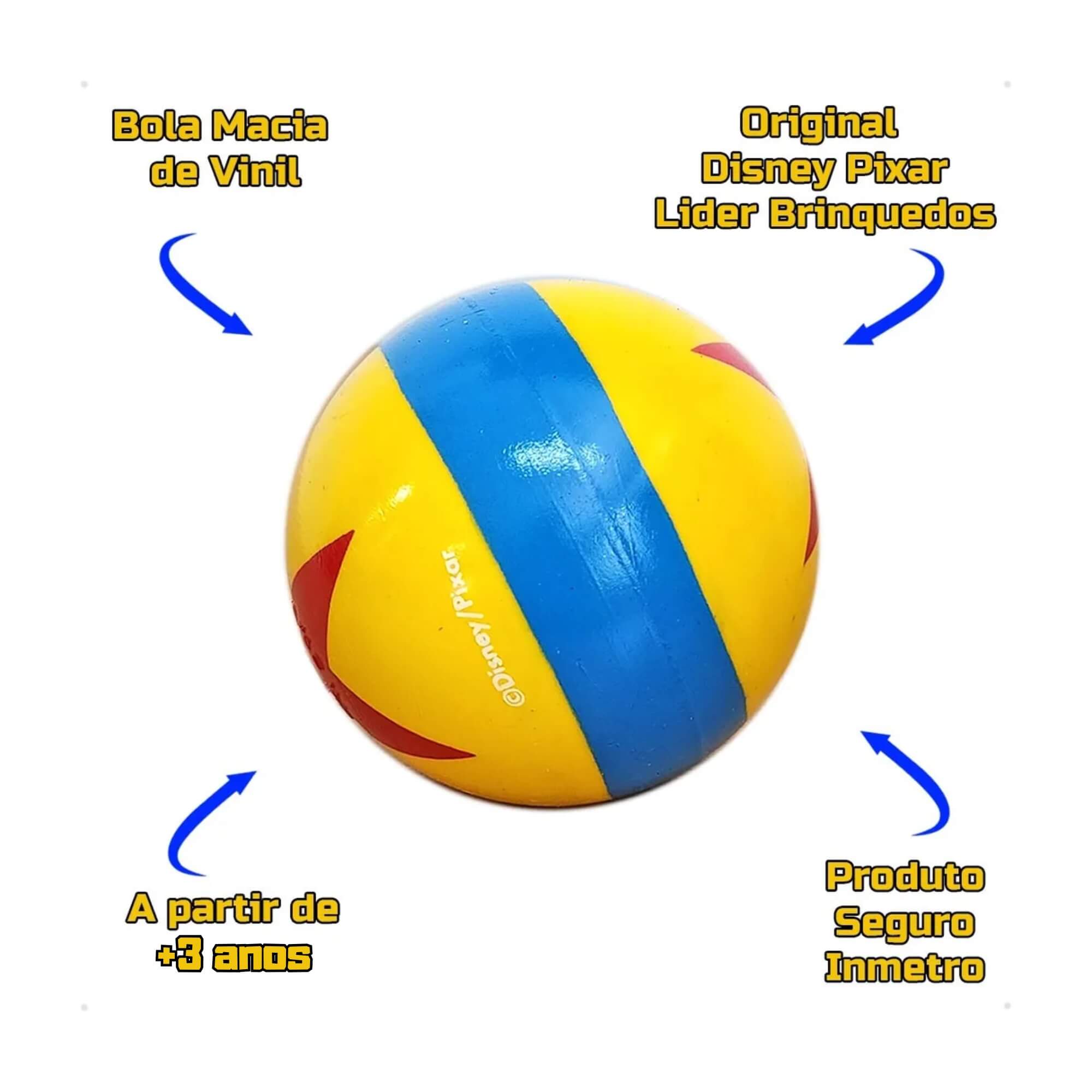 Fandom Box Bola Clássica Pixar - Colecionável Coleção Ball Mania Pixar Líder - 3564