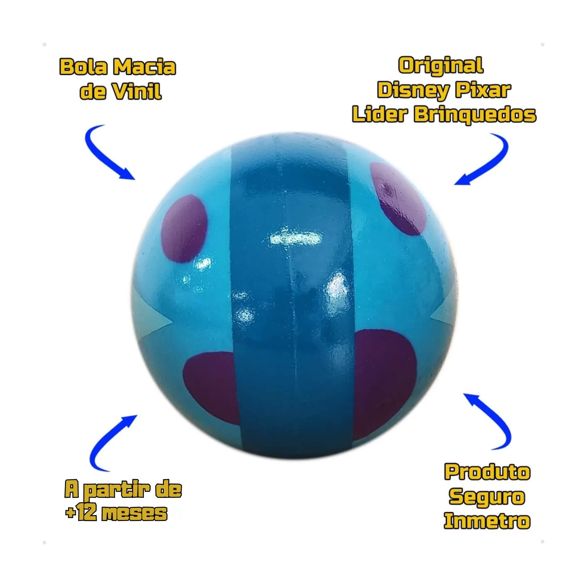 Fandom Box Bola Sullivan - Colecionável Coleção Ball Mania Pixar Líder - 3561