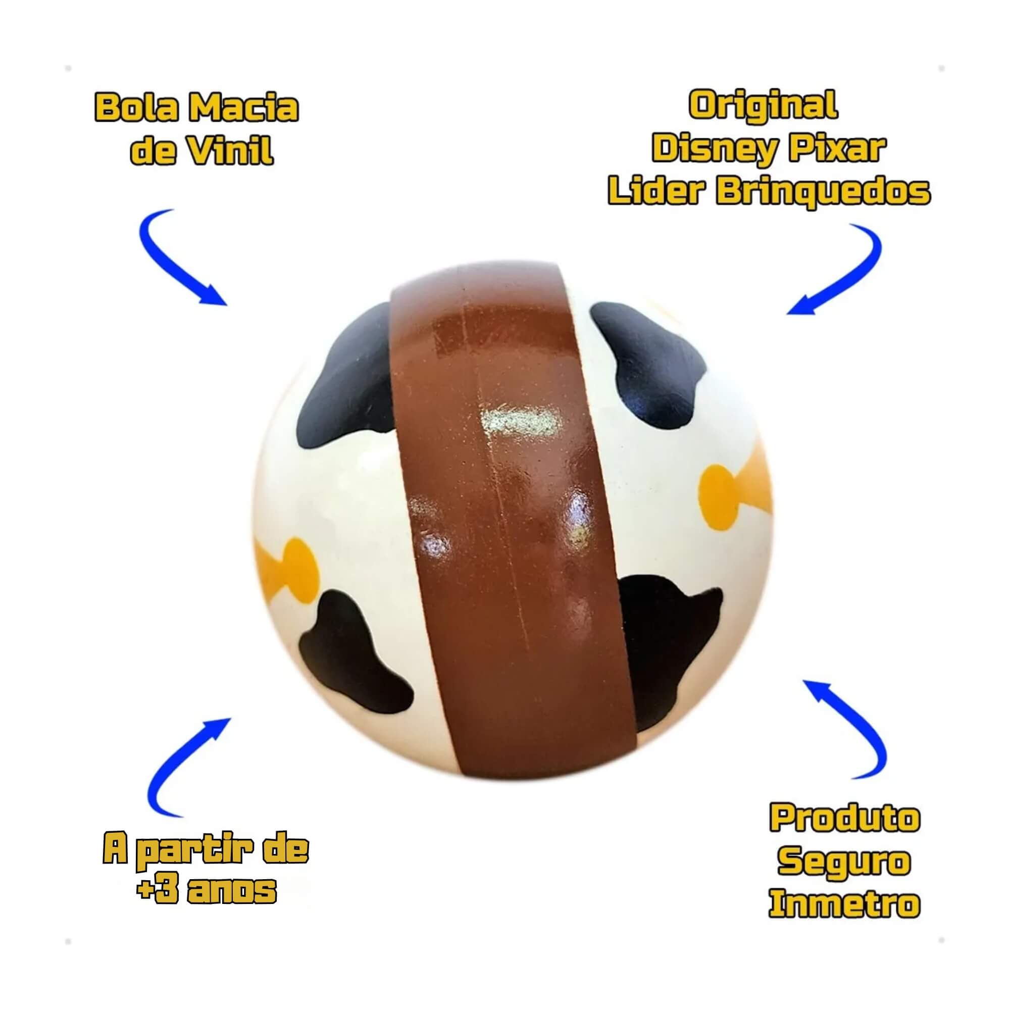 Fandom Box Bola Woody - Colecionável Coleção Ball Mania Pixar Líder - 3563