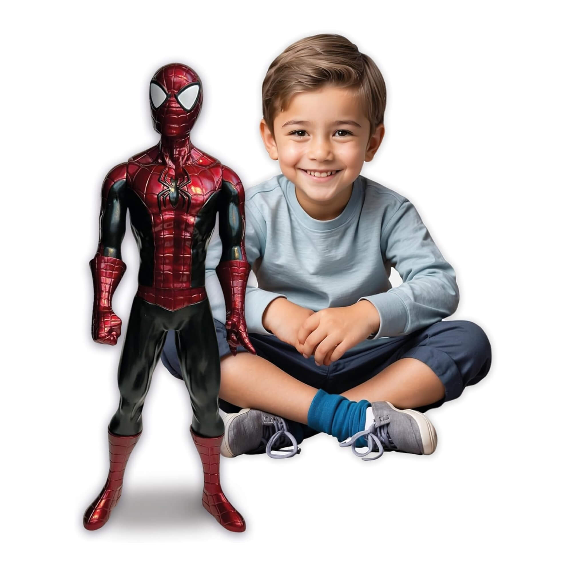 Brinquedo Infantil Boneco Homem Aranha Gigante Ultimate Extreme 50cm Mimo Toys - 1131