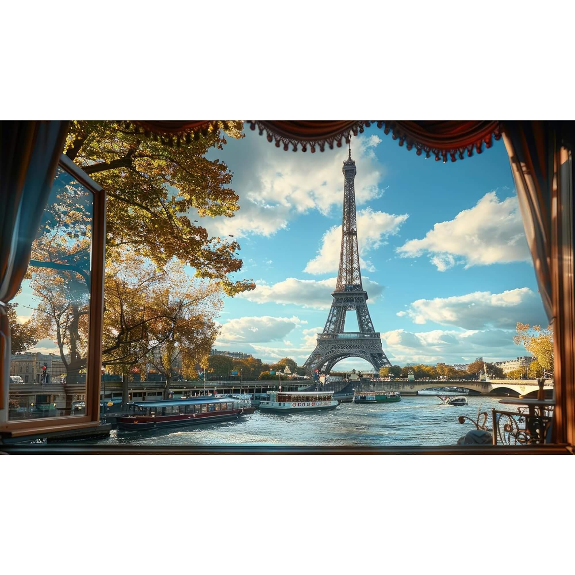 Quebra-Cabeça Puzzle Mundo em Peças Paris 500 peças Mimo Toys - 2645