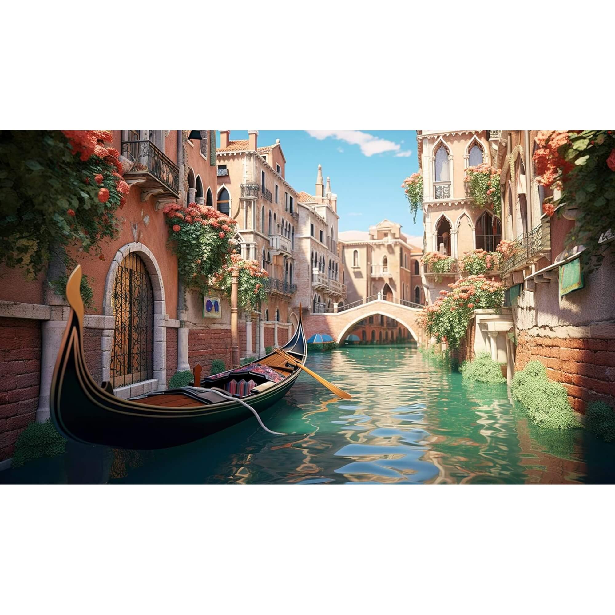 Quebra-Cabeça Mundo em Peças Veneza 500 peças Mimo Toys - 2646