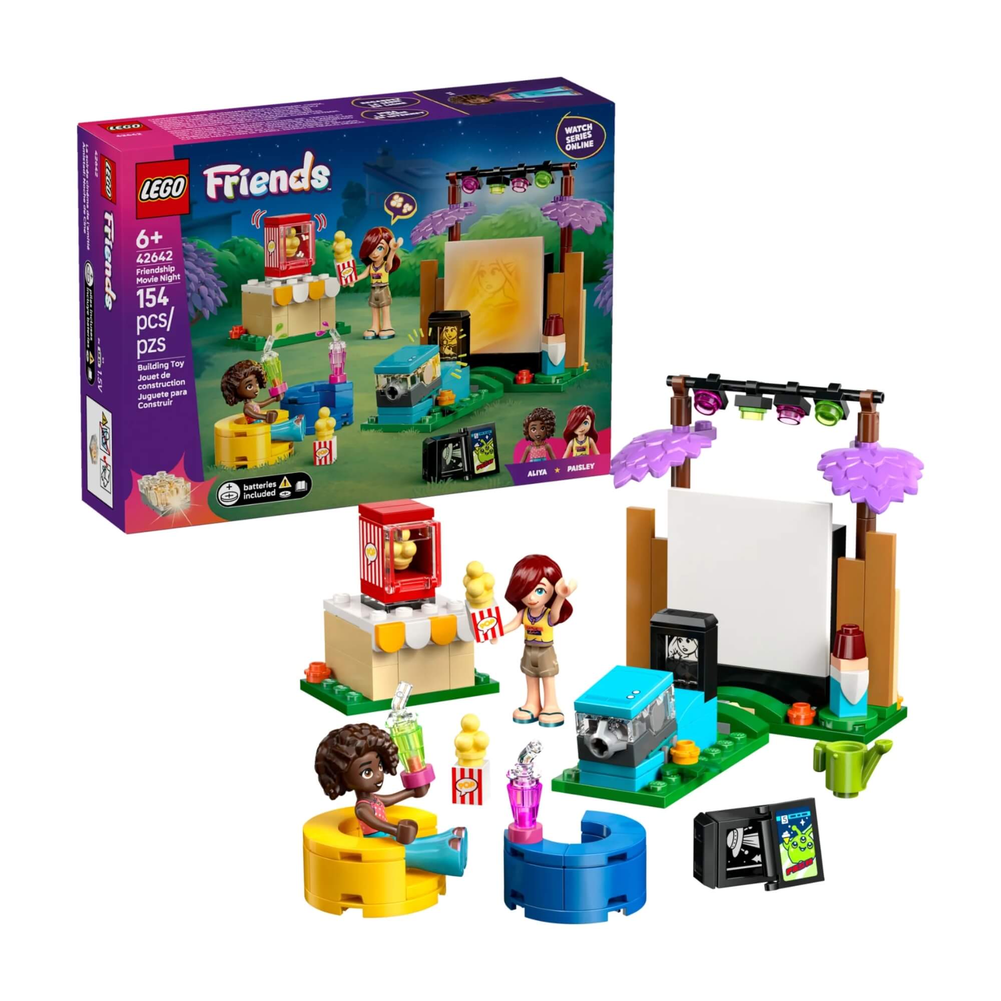 LEGO Friends - Noite de Cinema da Amizade c/ 154 peças - 4111142642