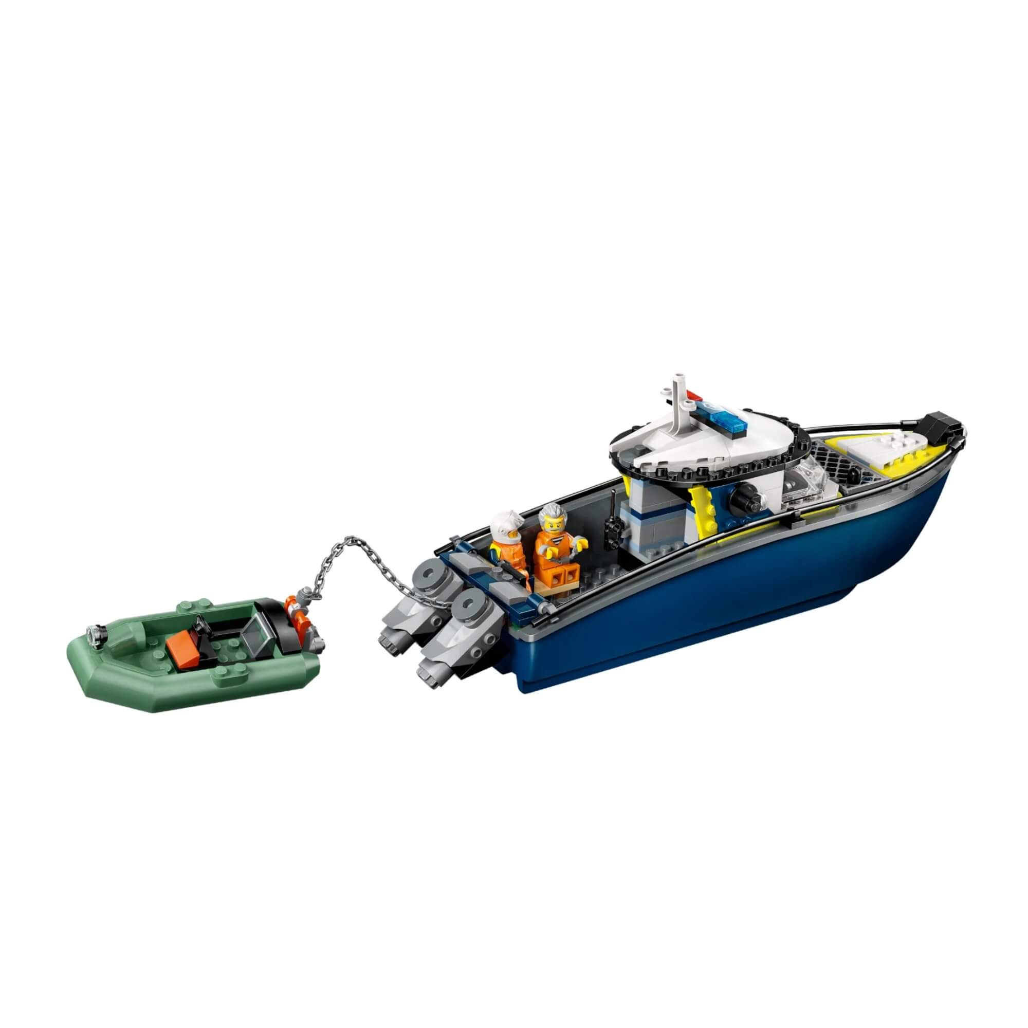 LEGO City - Perseguição de Barco Policial com 264 peças - 4111160456