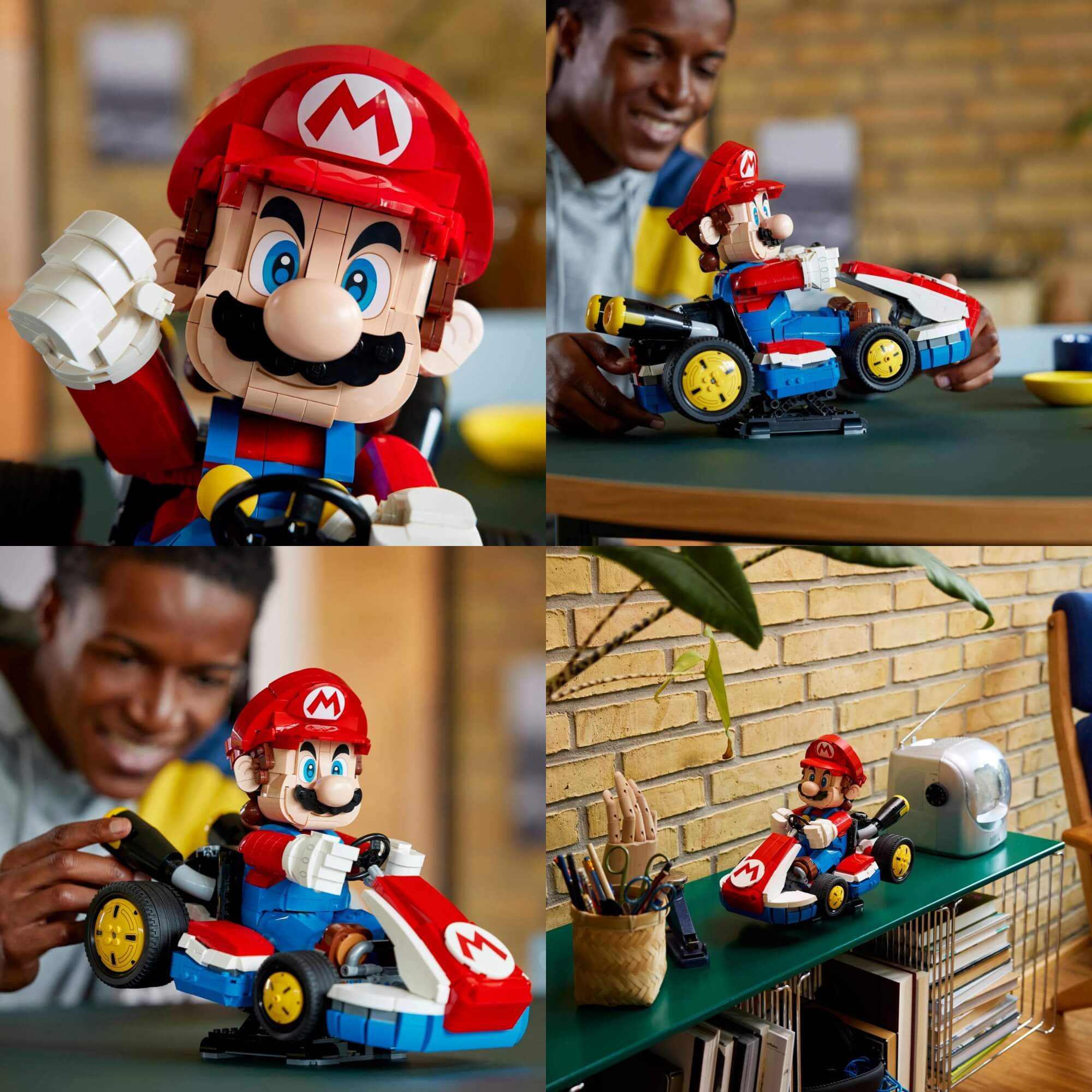 LEGO Super Mário - Mario Kart: Mario e Kart Padrão c/ 1972 peças - 4111172037