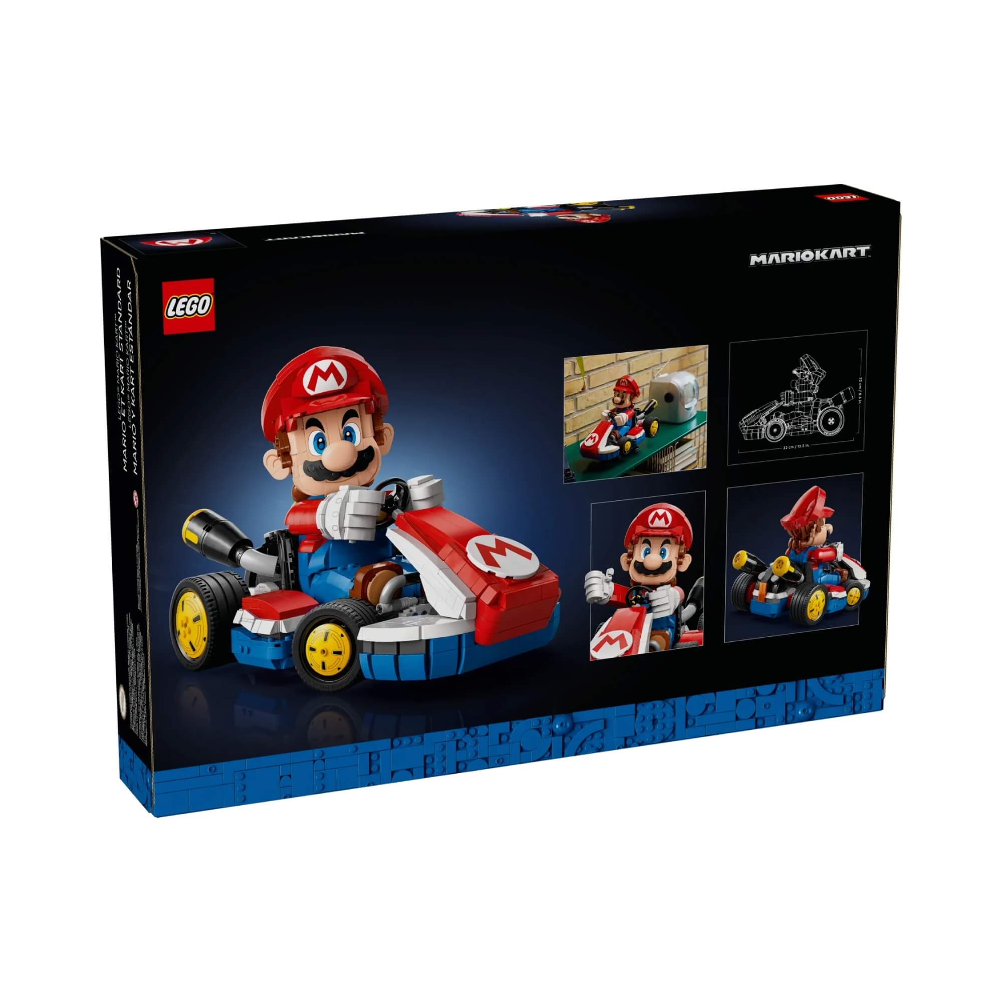 LEGO Super Mário - Mario Kart: Mario e Kart Padrão c/ 1972 peças - 4111172037