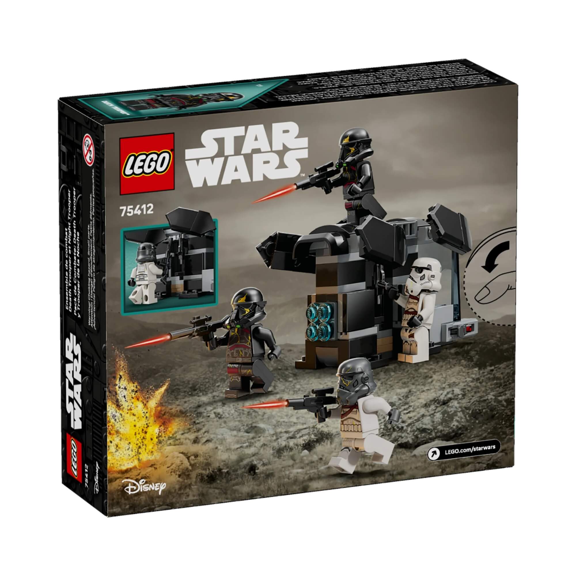 LEGO Star Wars - Pacote Death Trooper e Night Trooper com 119 peças - 4111175412