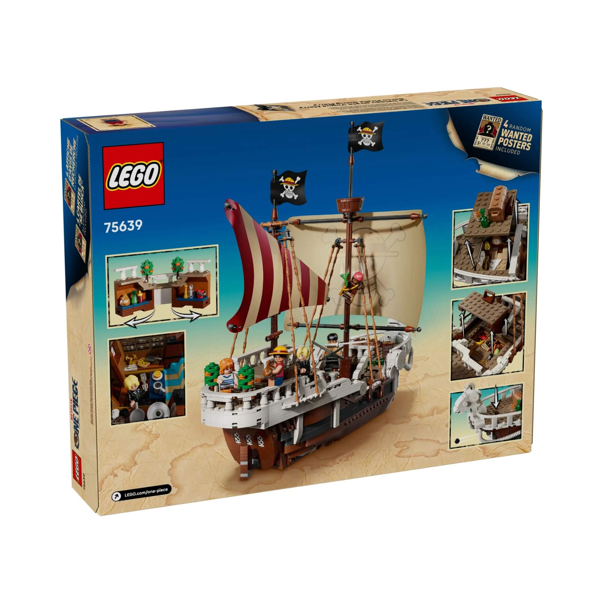 LEGO One Piece - O Navio Pirata Going Merry c/ 1376 peças - 4111175639
