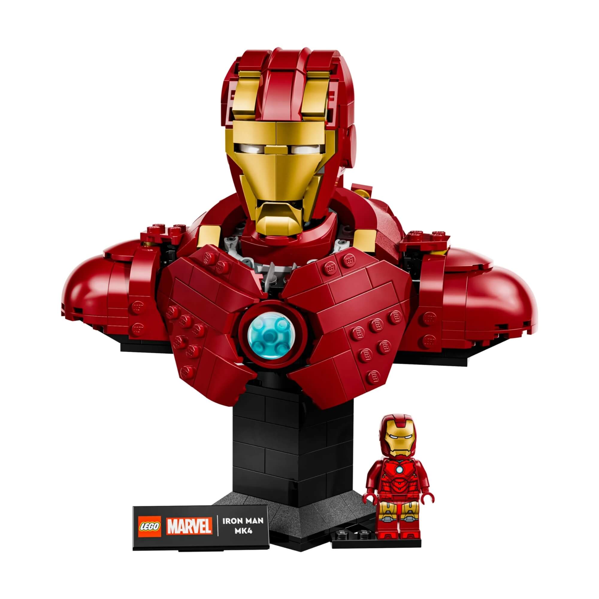 LEGO Marvel - Busto do Homem de Ferro MK4 com 436 peças - 4111176327