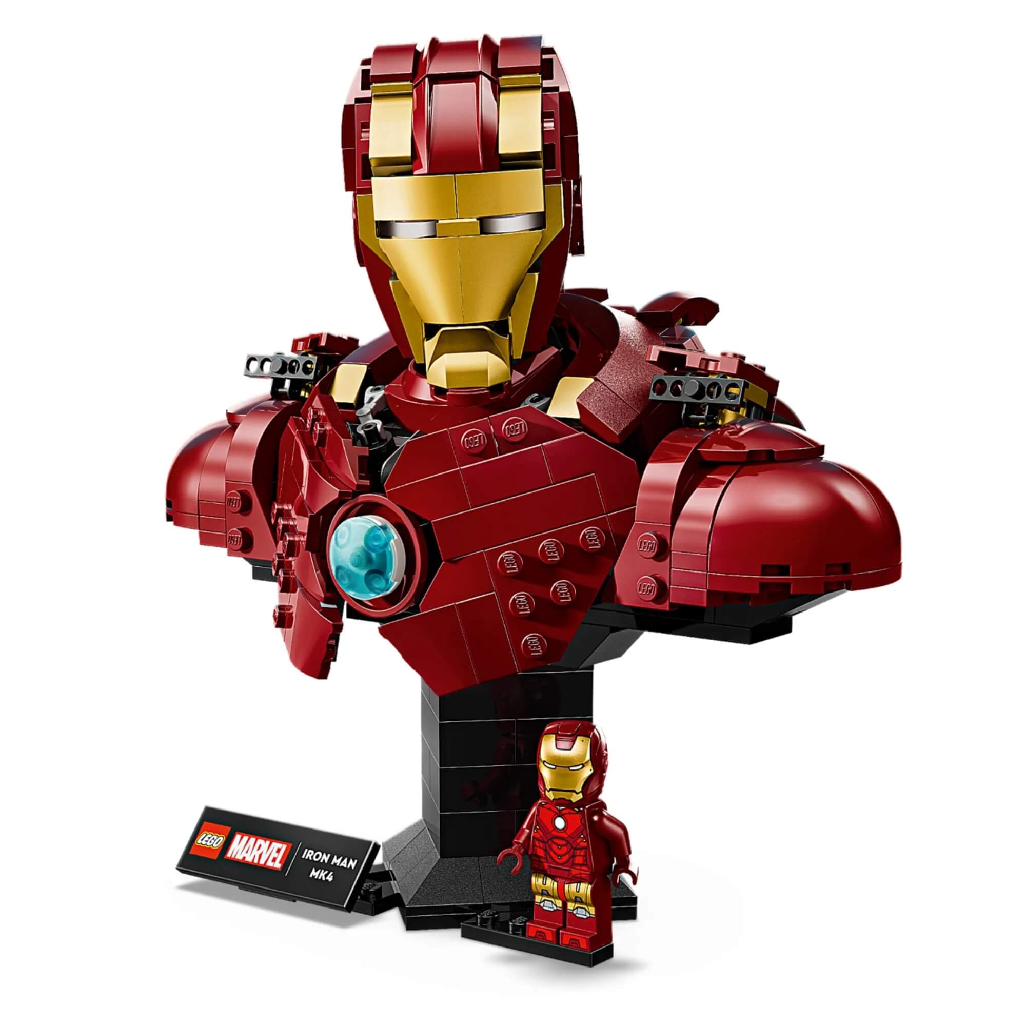 LEGO Marvel - Busto do Homem de Ferro MK4 com 436 peças - 4111176327