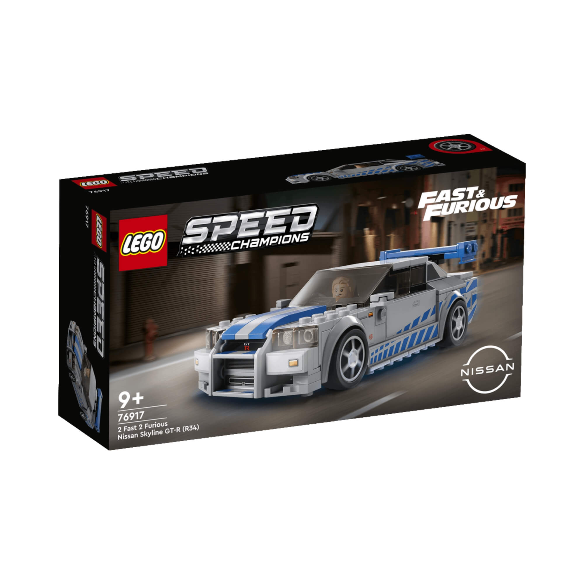 LEGO Speed Champions - Nissan Skyline GT-R de Velozes e Furiosos c/ 319 peças - 4111176917