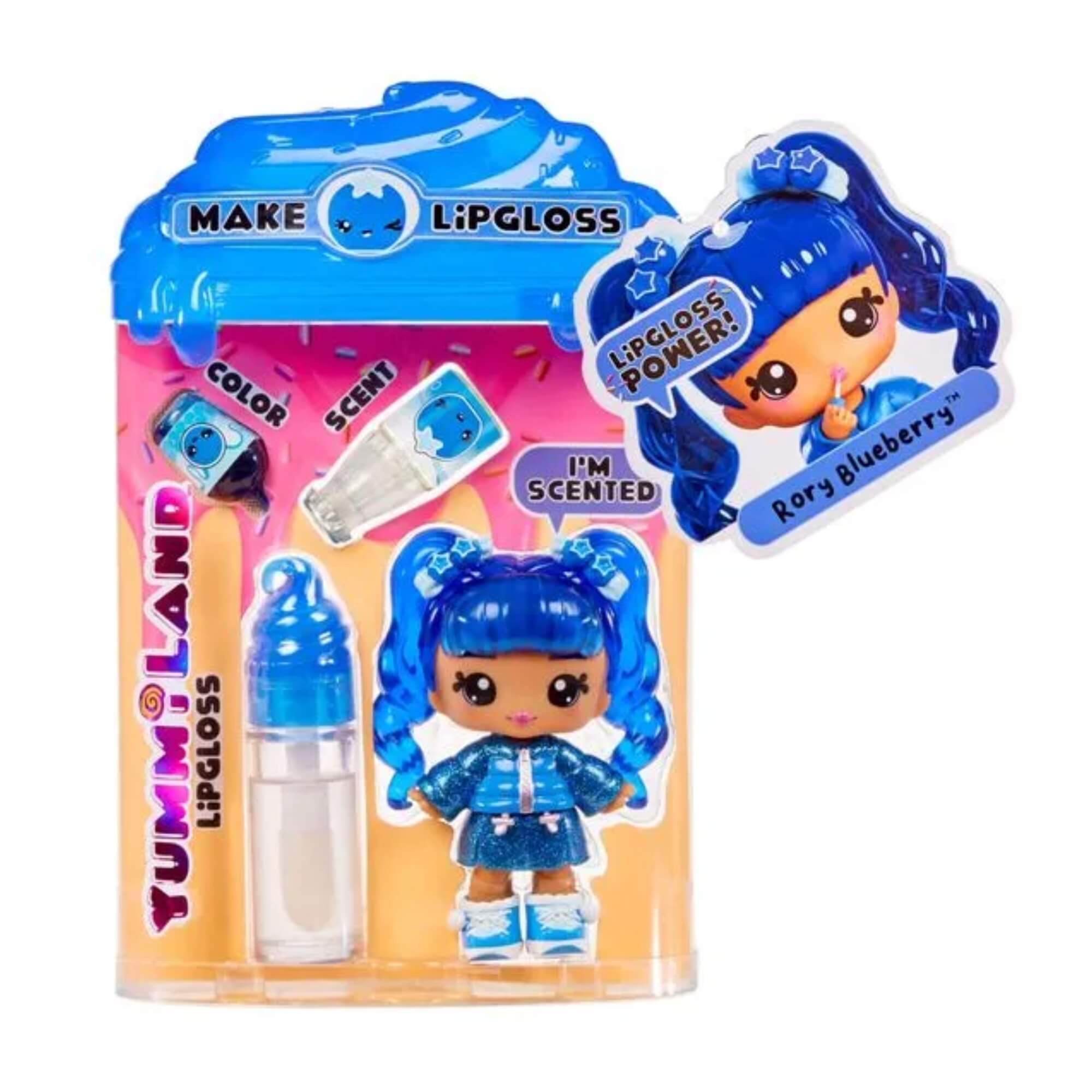 Boneca Yummiland Lipgloss - Rory Blueberry MGA - 4222120766