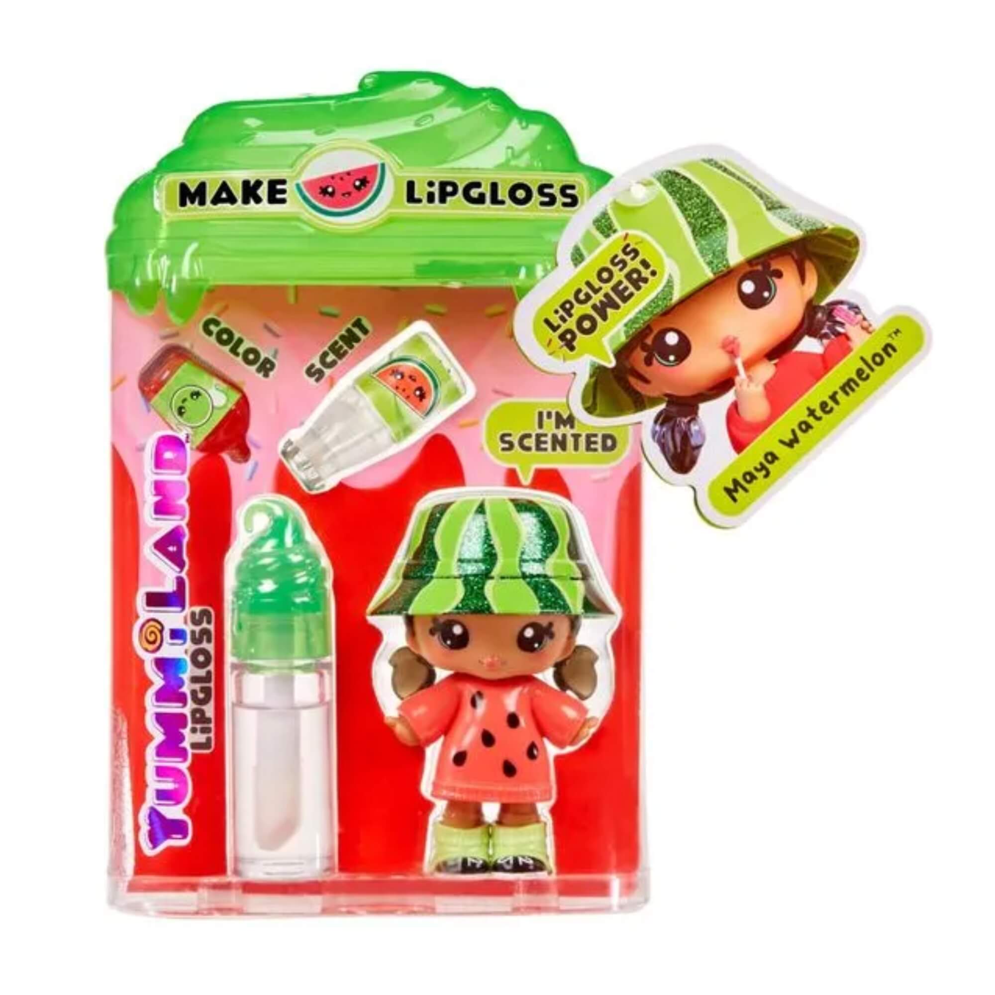 Boneca Yummiland Lipgloss - Maya Watermelon (Melancia) MGA - 4222120780