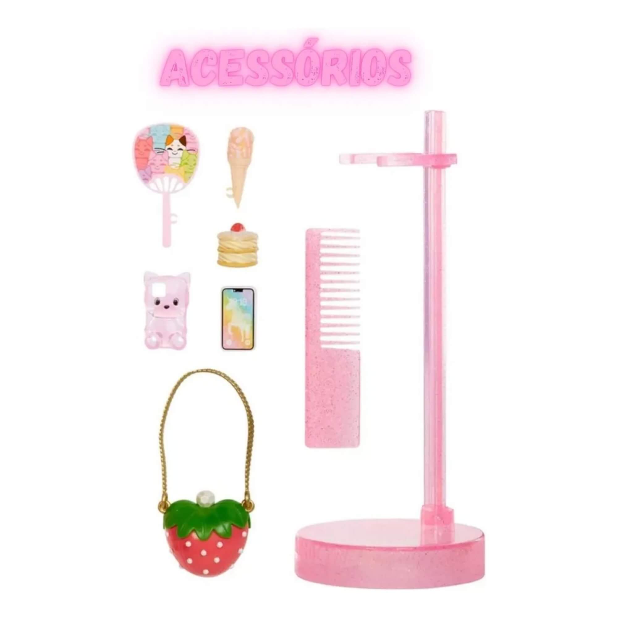 Boneca Rainbow High Sparkle e Shine Fashion Dolls Rosetta (Pink) MGA - 4222427780
