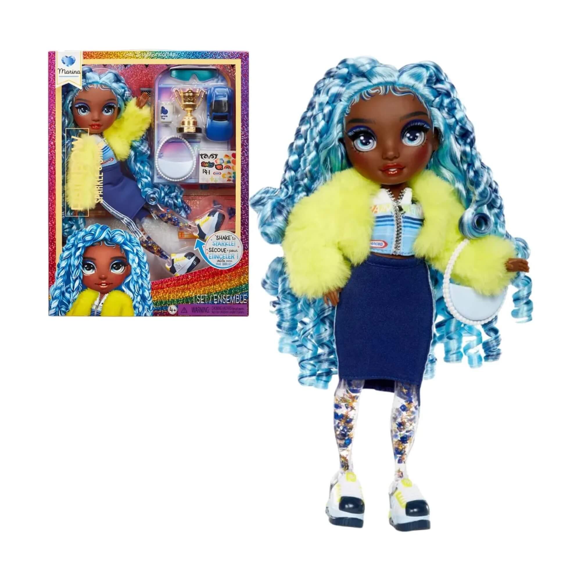 Boneca Rainbow High Sparkle e Shine Fashion Dolls Marina (Blue) MGA - 4222427797