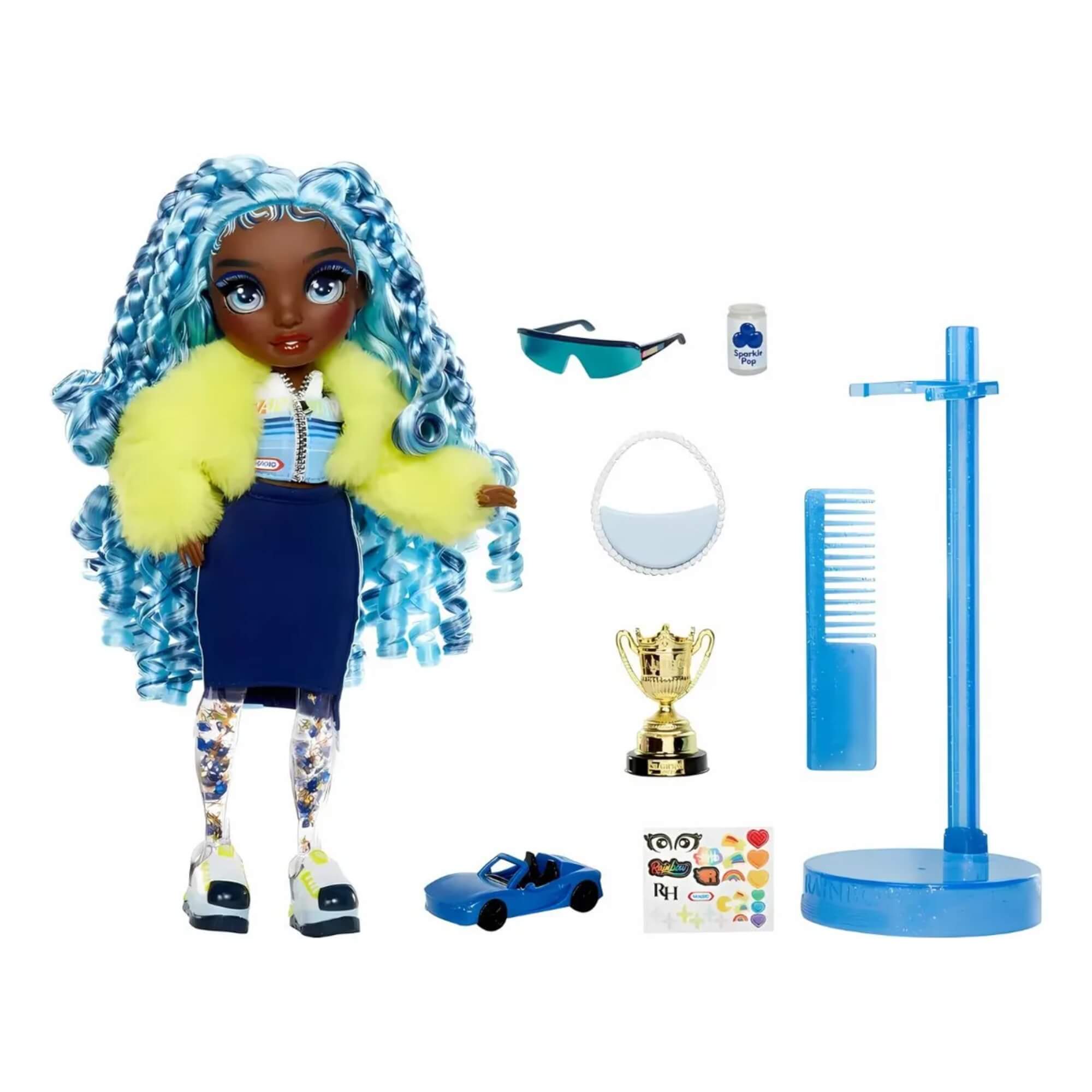 Boneca Rainbow High Sparkle e Shine Fashion Dolls Marina (Blue) MGA - 4222427797