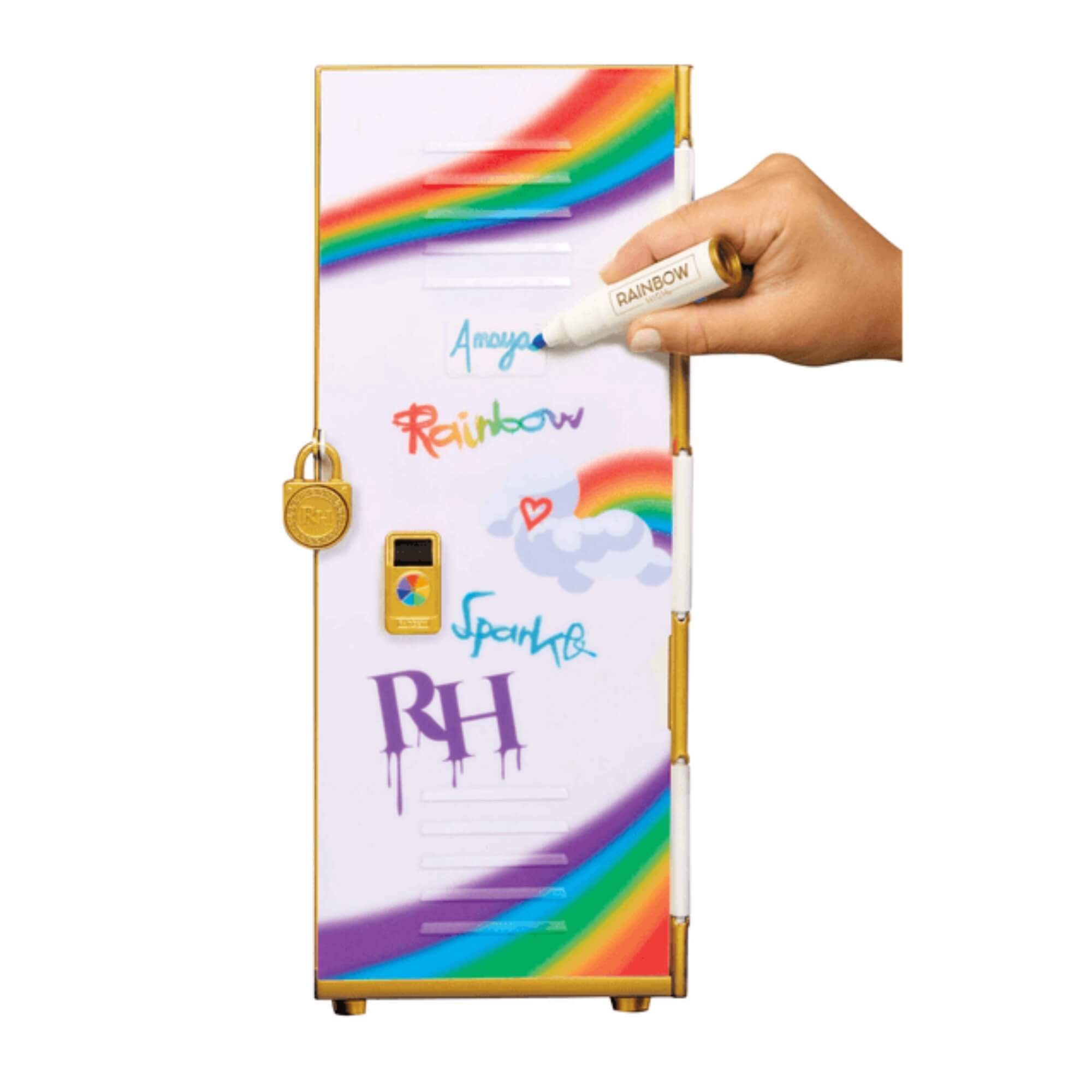 Brinquedo Infantil Rainbow High Design & Style - Playset Armário MGA - 4222507420