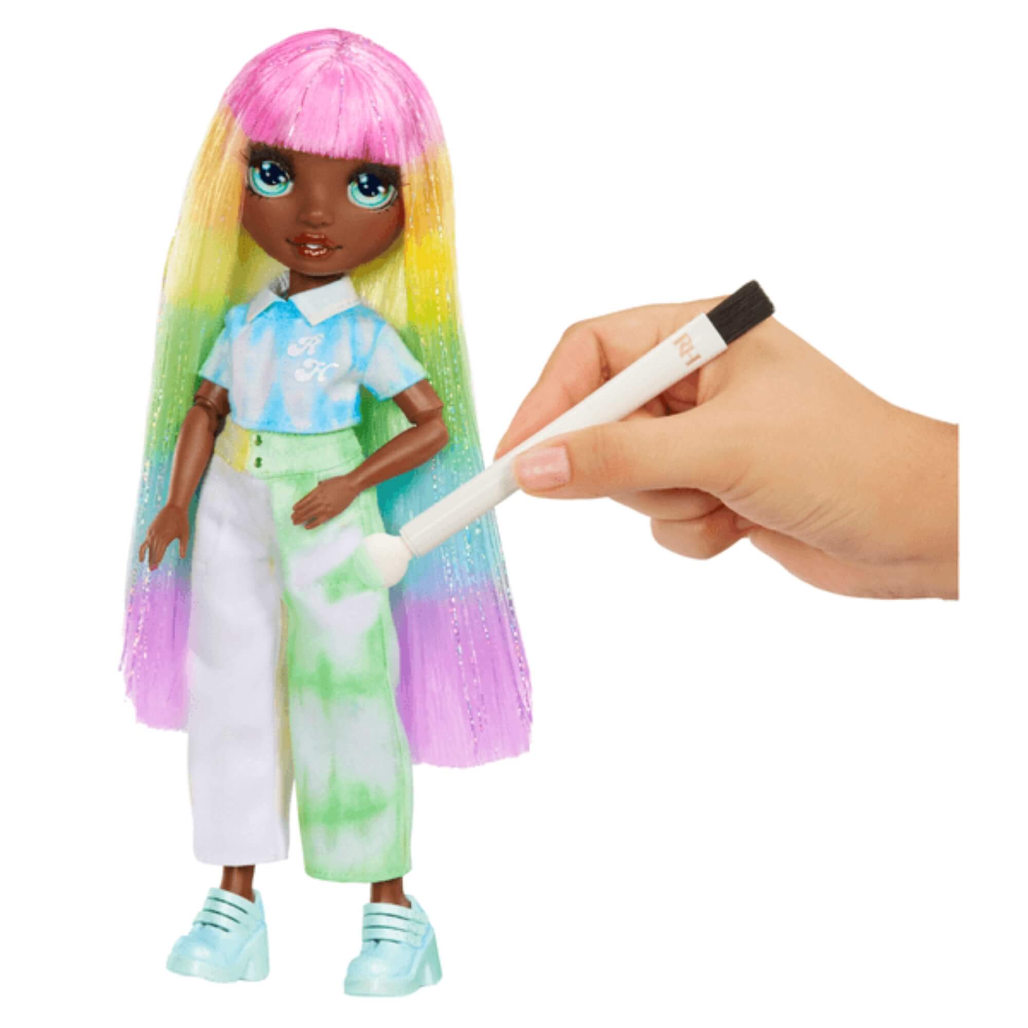 Boneca Rainbow High Watercolor & Create - Olhos Verdes MGA - 4222507734