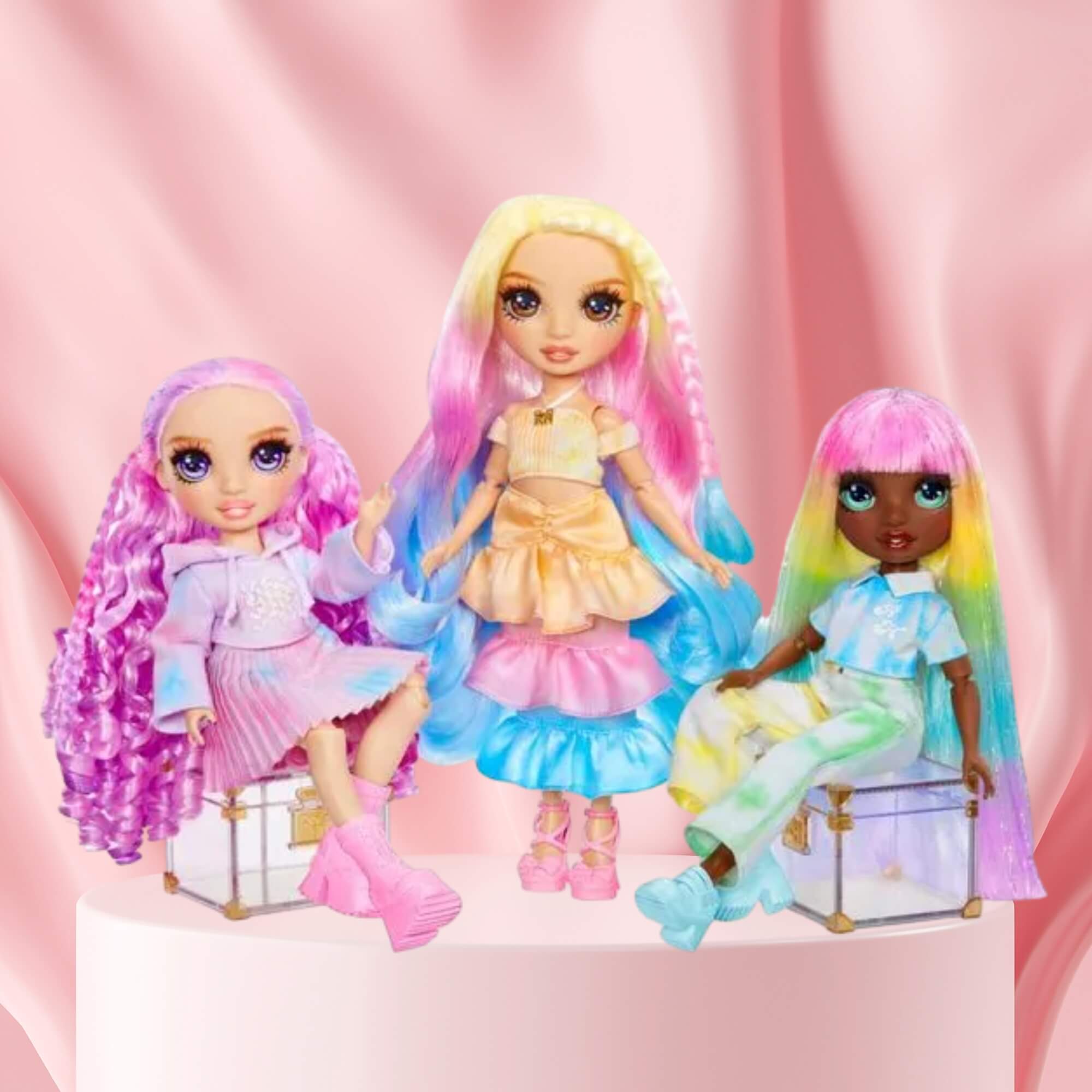 Boneca Rainbow High Watercolor & Create - Olhos Verdes MGA - 4222507734