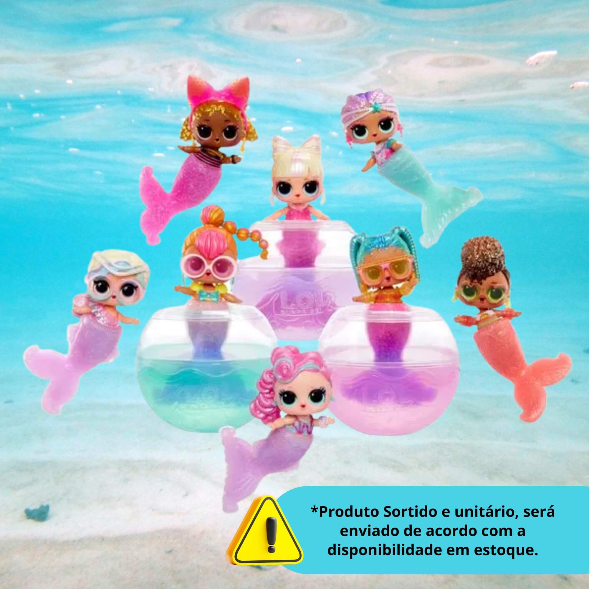 Boneca L.O.L. Surprise Mermaids Tots - Sortida e Unitária MGA - 4222510604