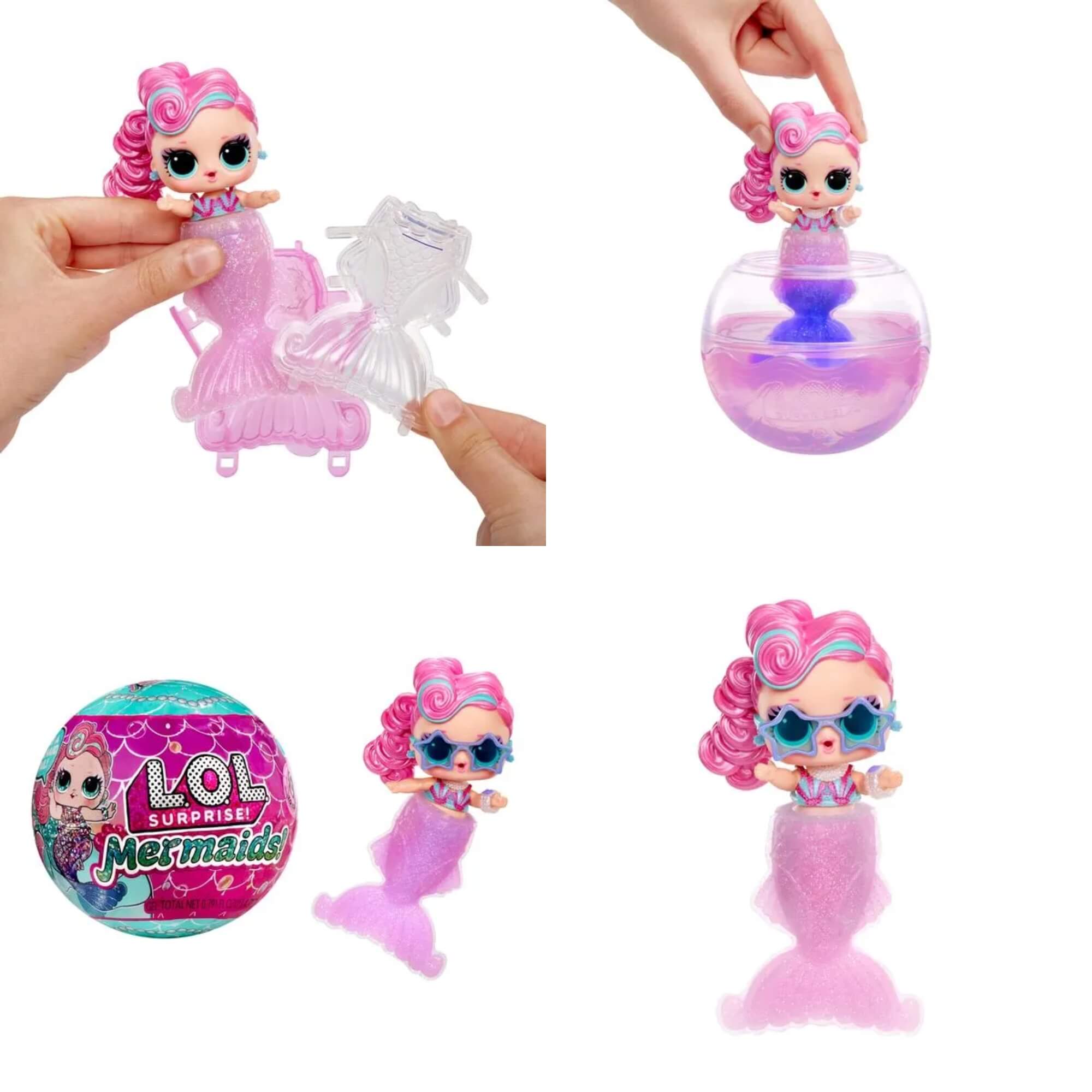 Boneca L.O.L. Surprise Mermaids Tots - Sortida e Unitária MGA - 4222510604