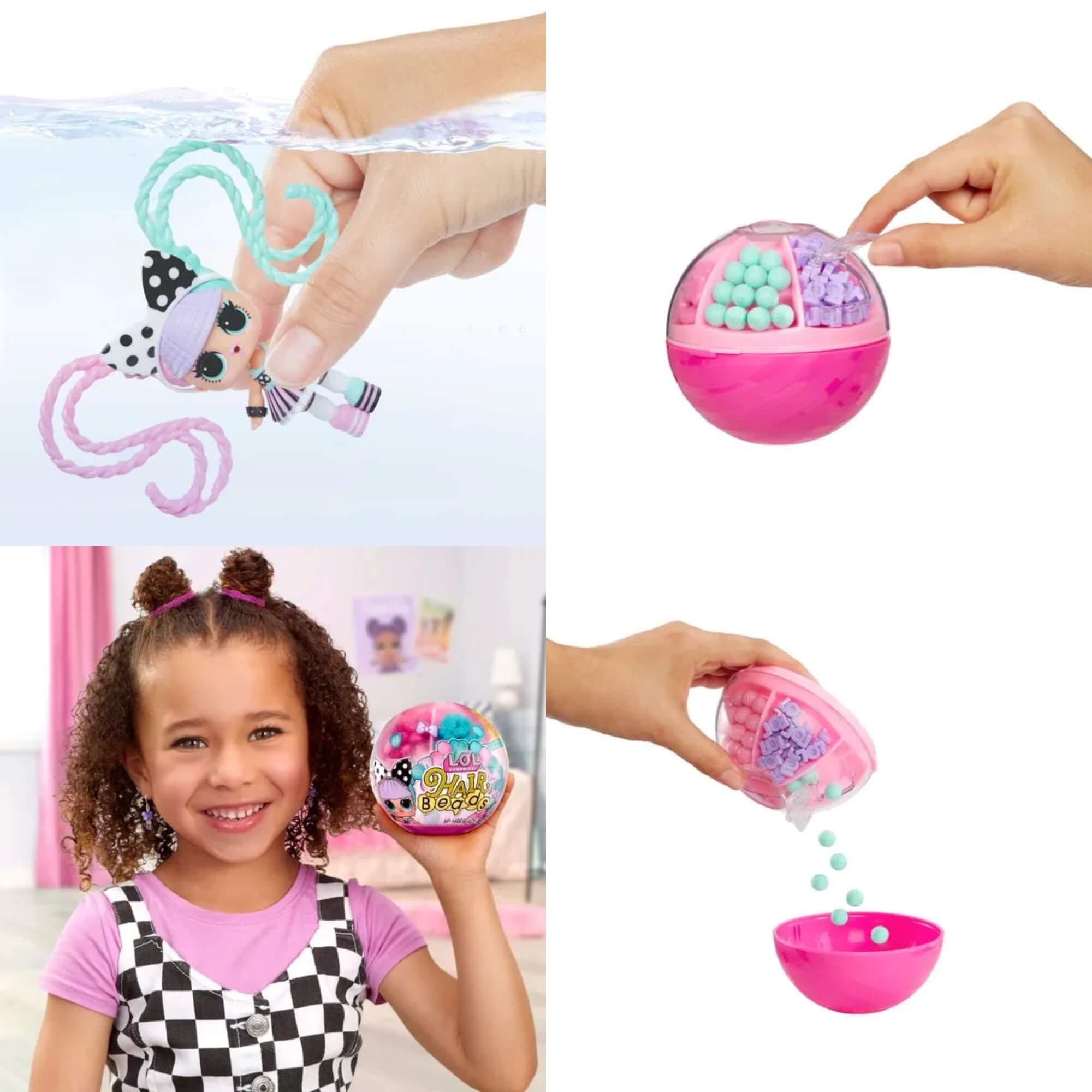 Boneca Infantil L.O.L. Surprise Hair Beads Tots - Sortida e Unitária MGA - 4222511205