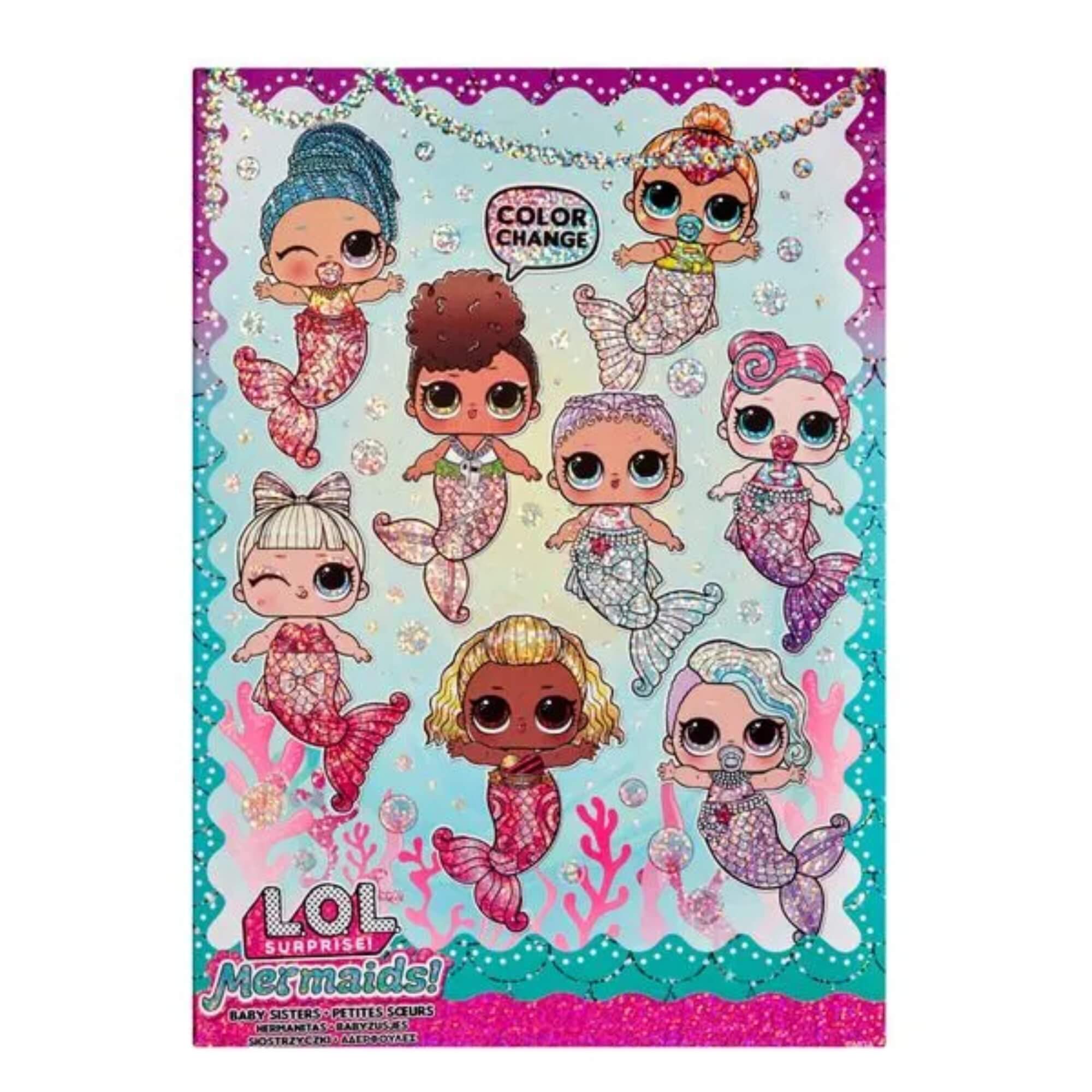 Boneca Infantil L.O.L. Surprise Mermaids Baby Sisters Sortida e Unitária MGA - 4222515760