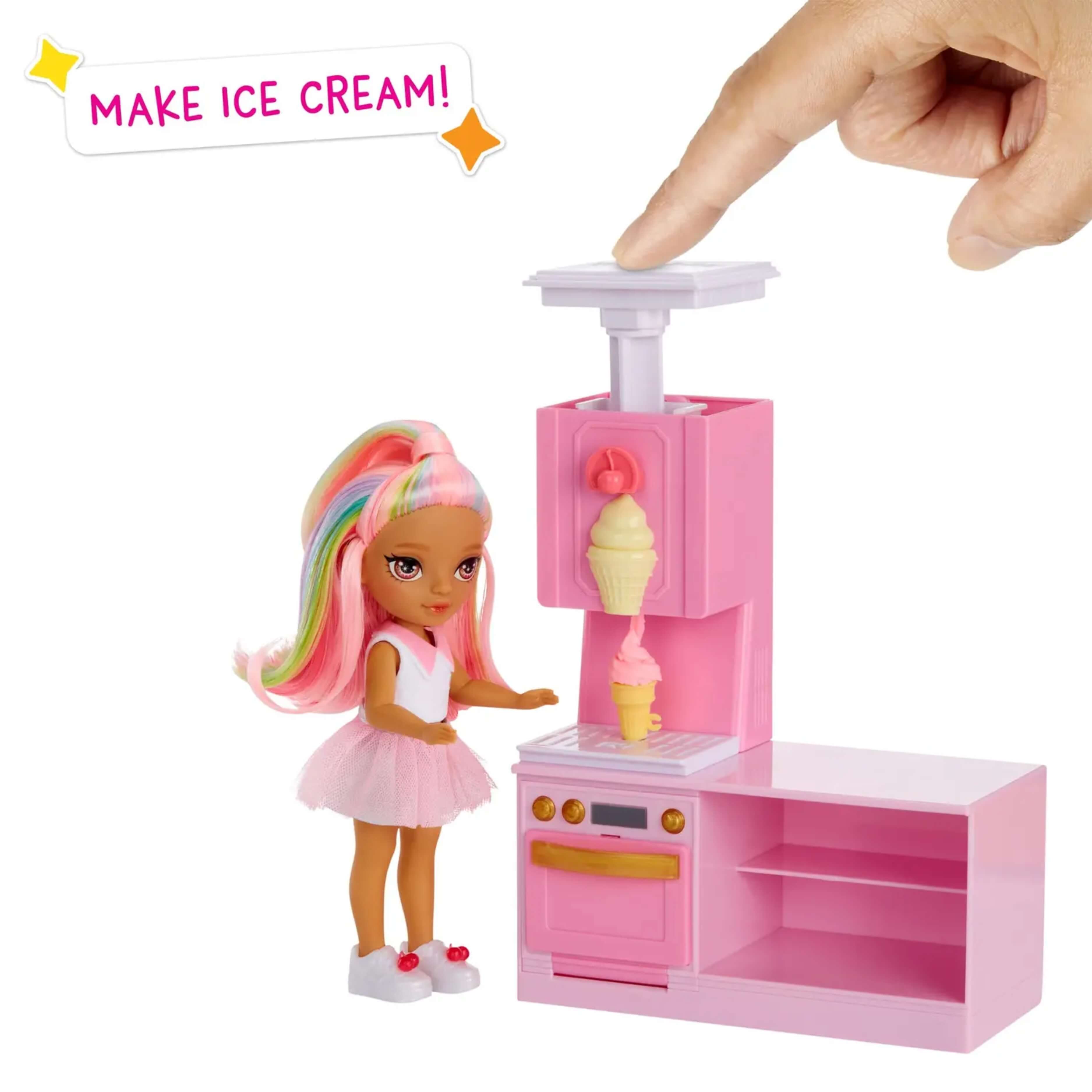 Brinquedo Infantil Playset Rainbow High Little Dessert Shop com Boneca Kandy MGA - 4222522058