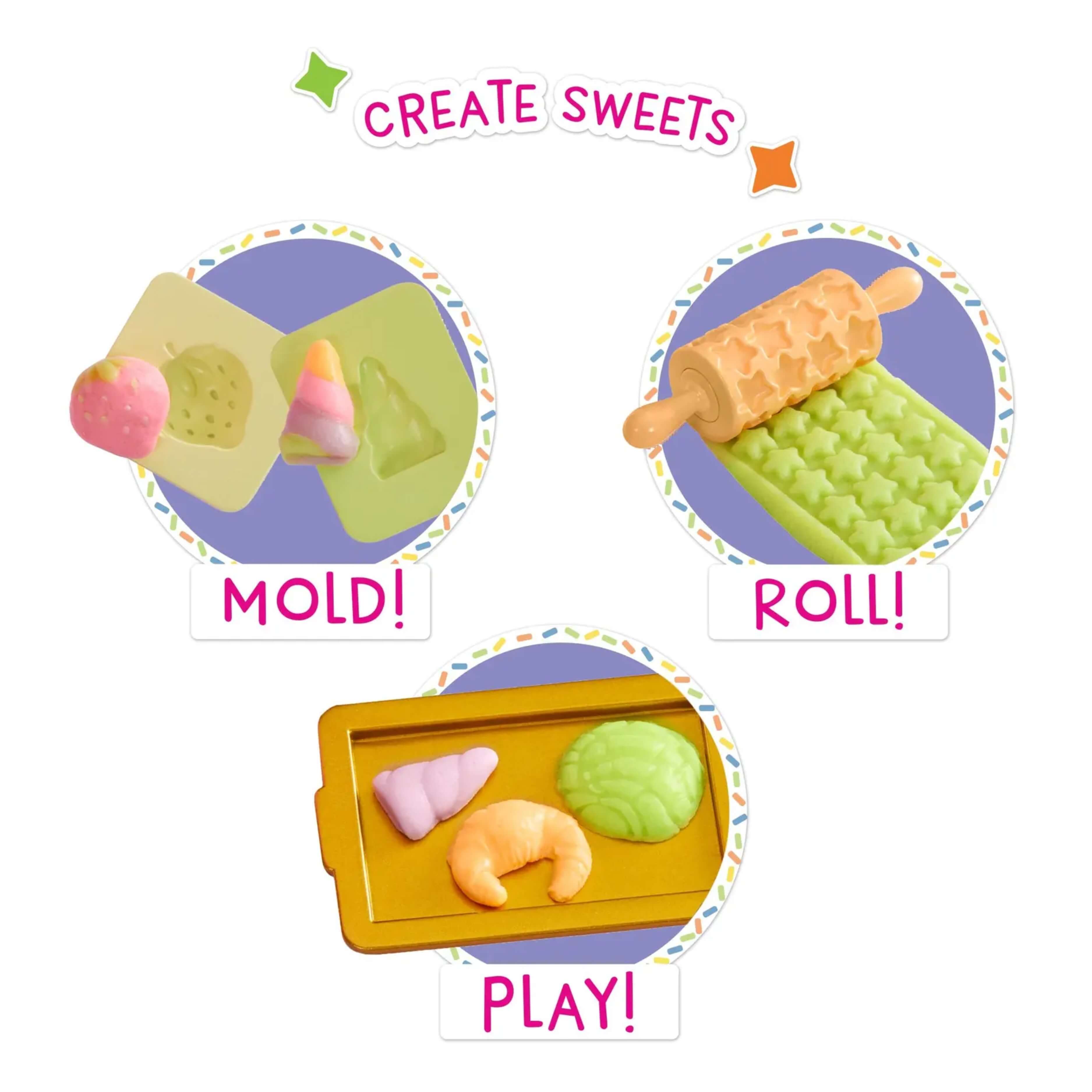 Brinquedo Infantil Playset Rainbow High Little Dessert Shop com Boneca Kandy MGA - 4222522058