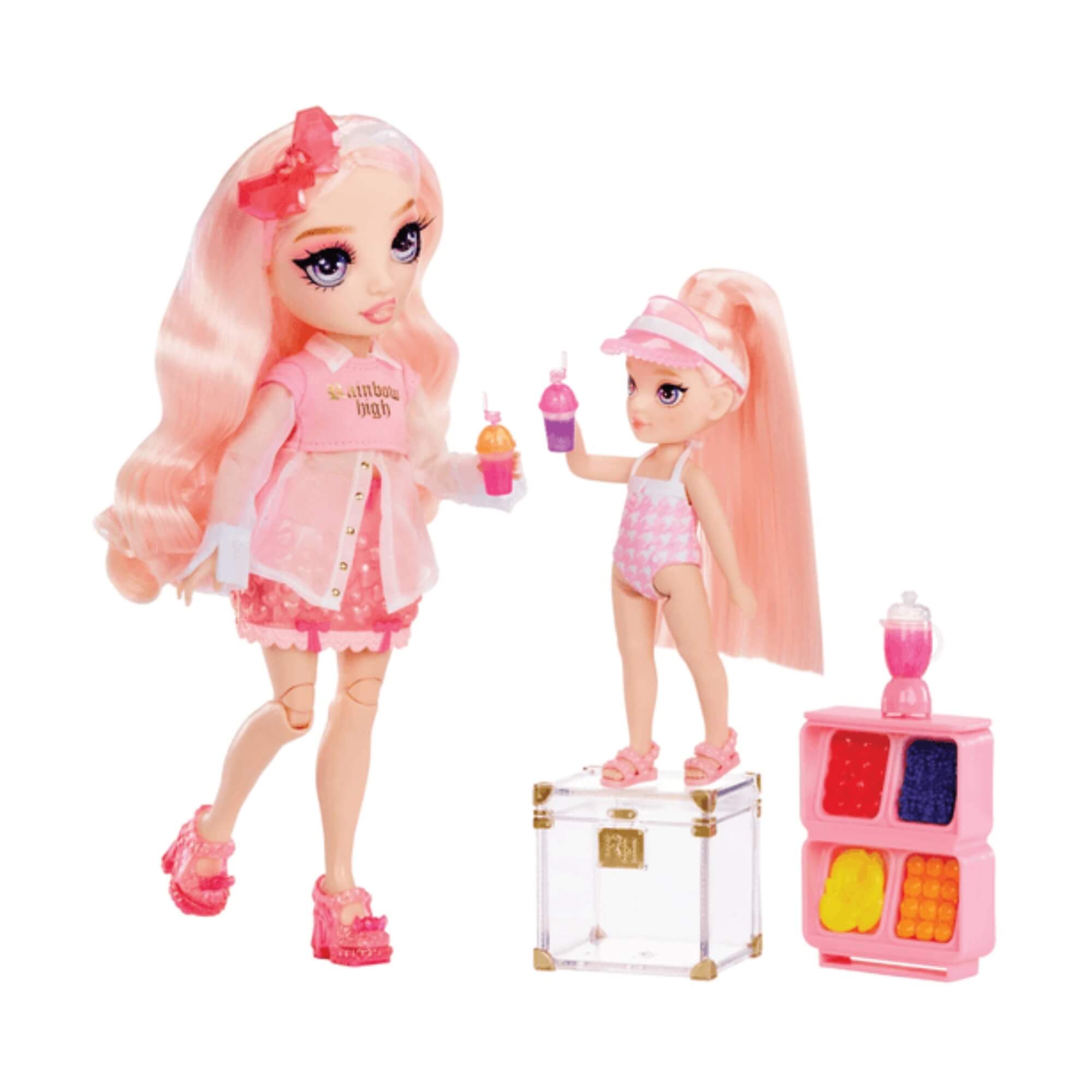 Brinquedo Infantil Playset Rainbow High Little Pool - Conjunto Blush MGA - 4222522249