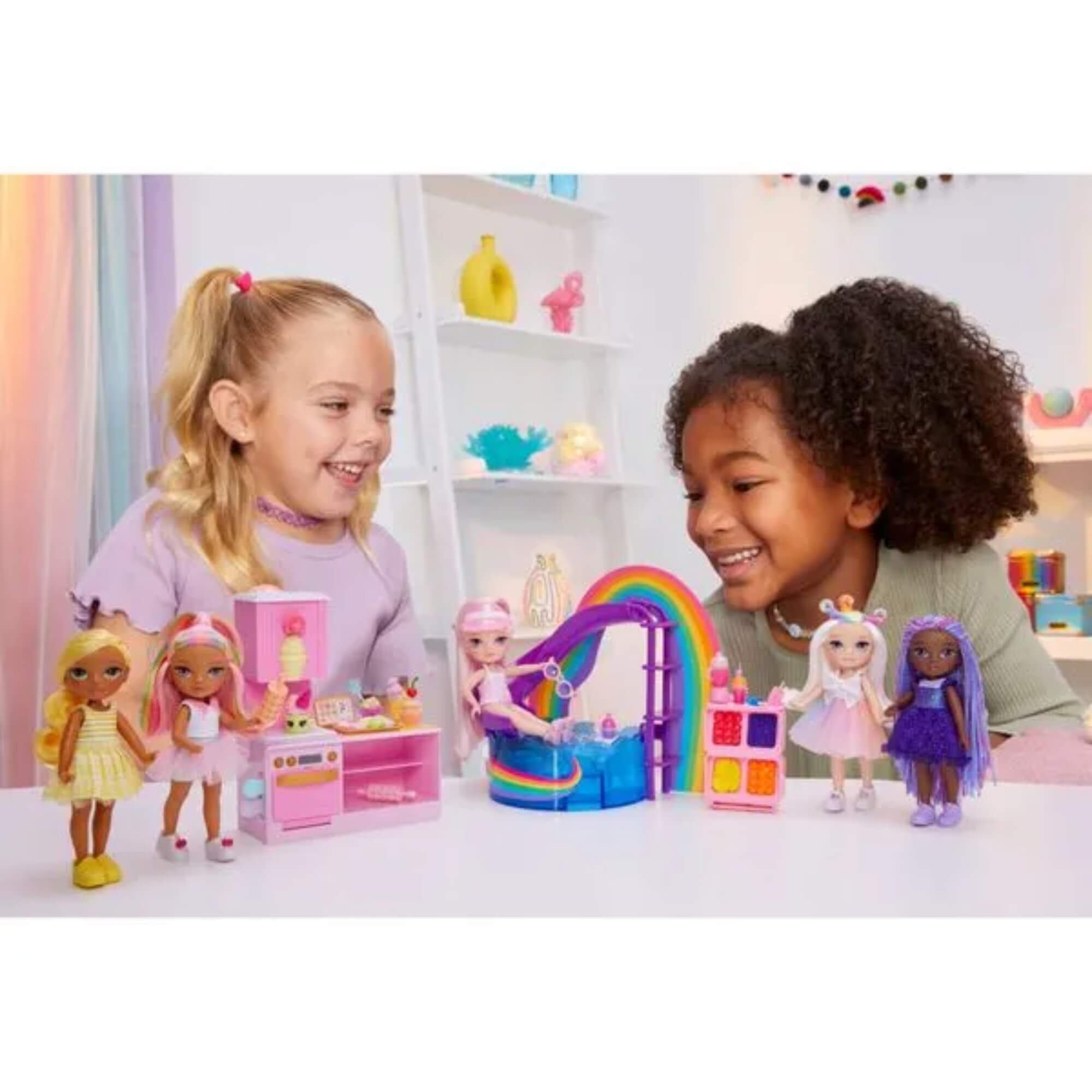 Brinquedo Infantil Playset Rainbow High Little Pool - Conjunto Blush MGA - 4222522249