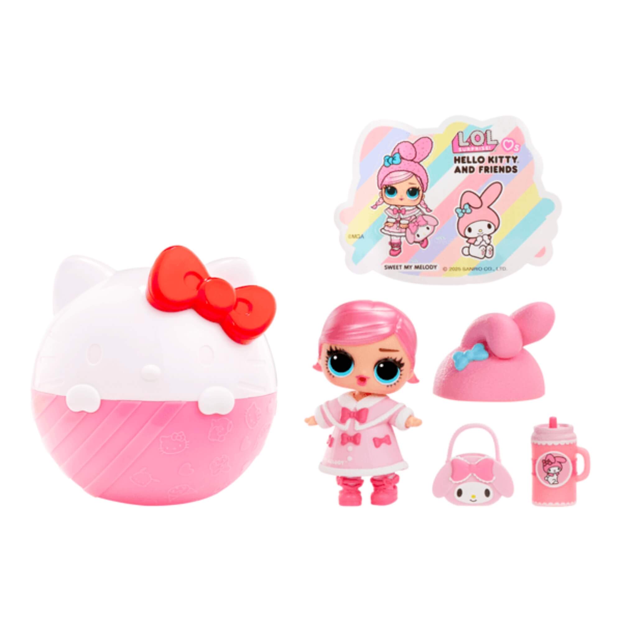 Boneca Infantil L.O.L. Surprise Loves Hello Kitty and Friends - Sortida e Unitária MGA - 4222523840