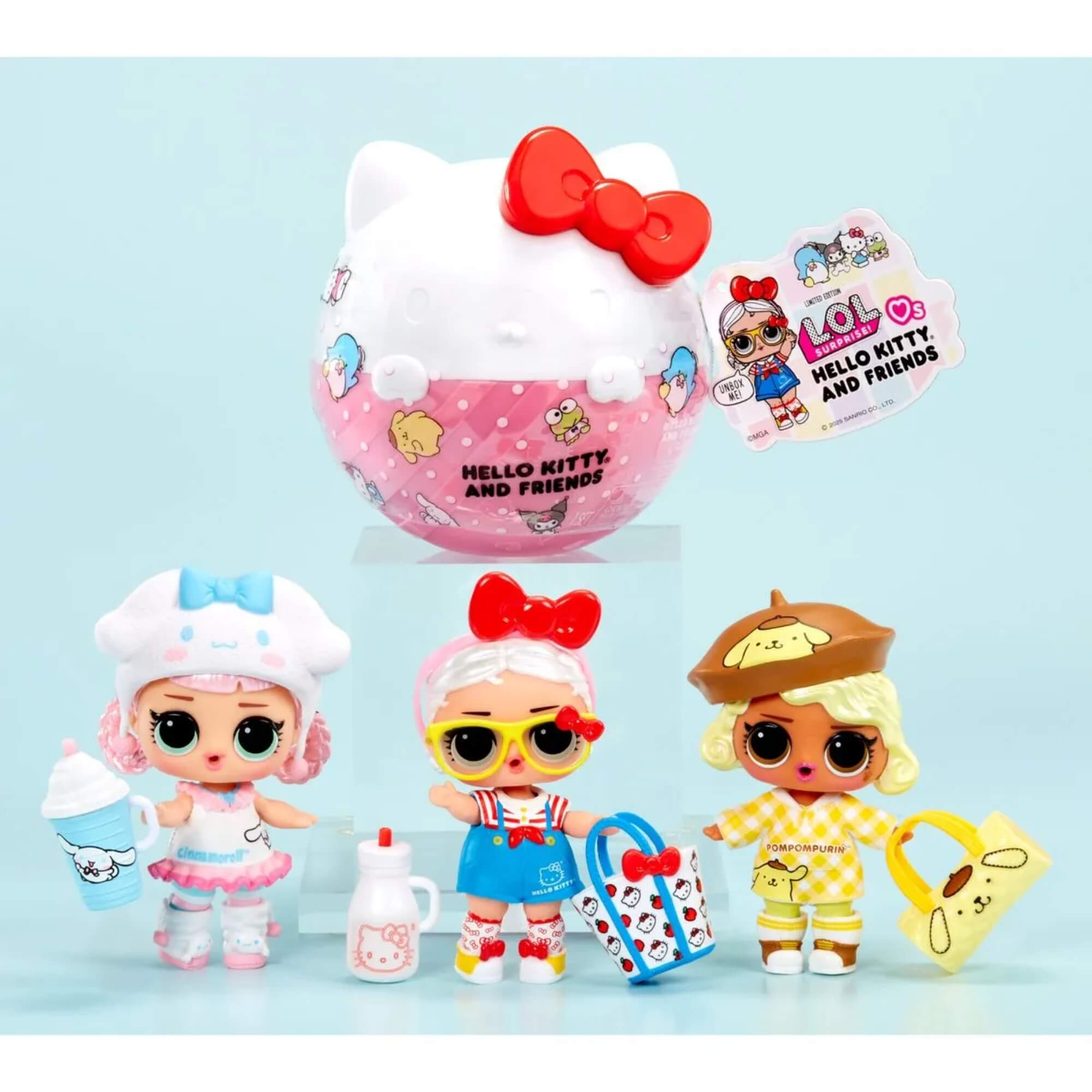 Boneca Infantil L.O.L. Surprise Loves Hello Kitty and Friends - Sortida e Unitária MGA - 4222523840