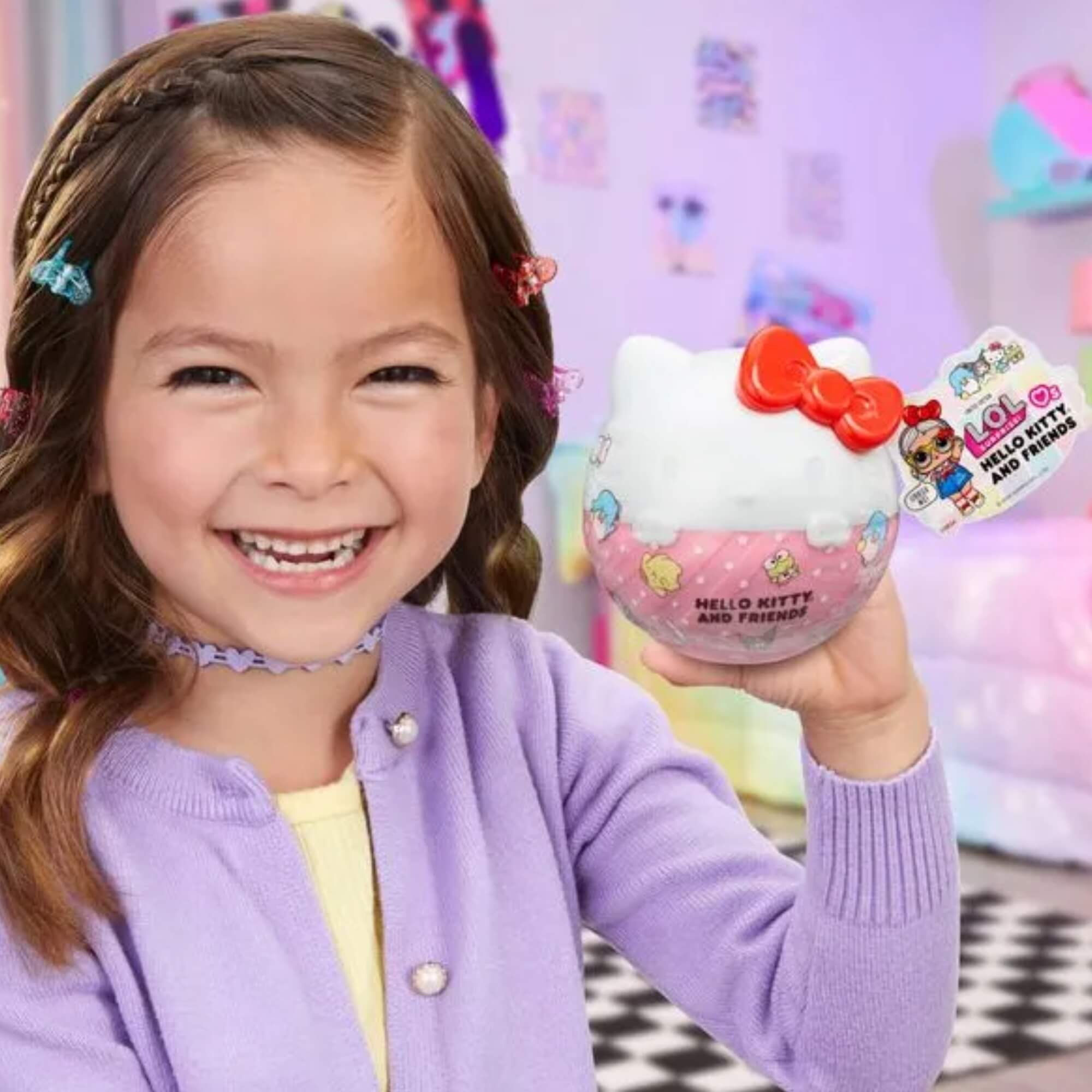 Boneca Infantil L.O.L. Surprise Loves Hello Kitty and Friends - Sortida e Unitária MGA - 4222523840