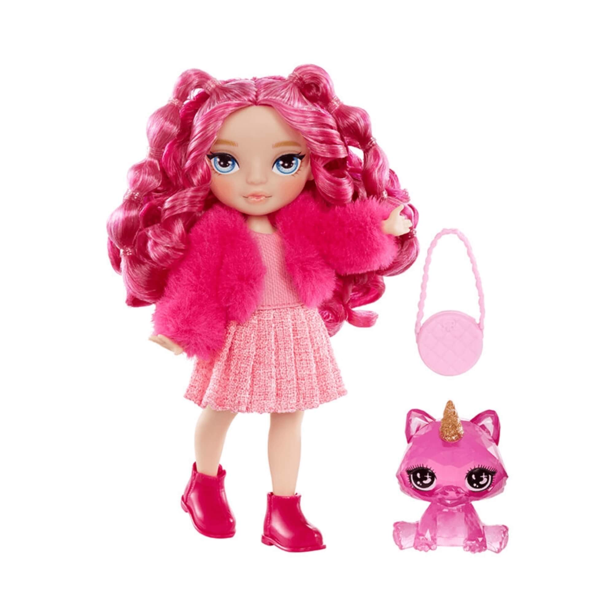 Boneca Rainbow High Littles Dolls Monroe - Magenta 14cm MGA - 4222531180
