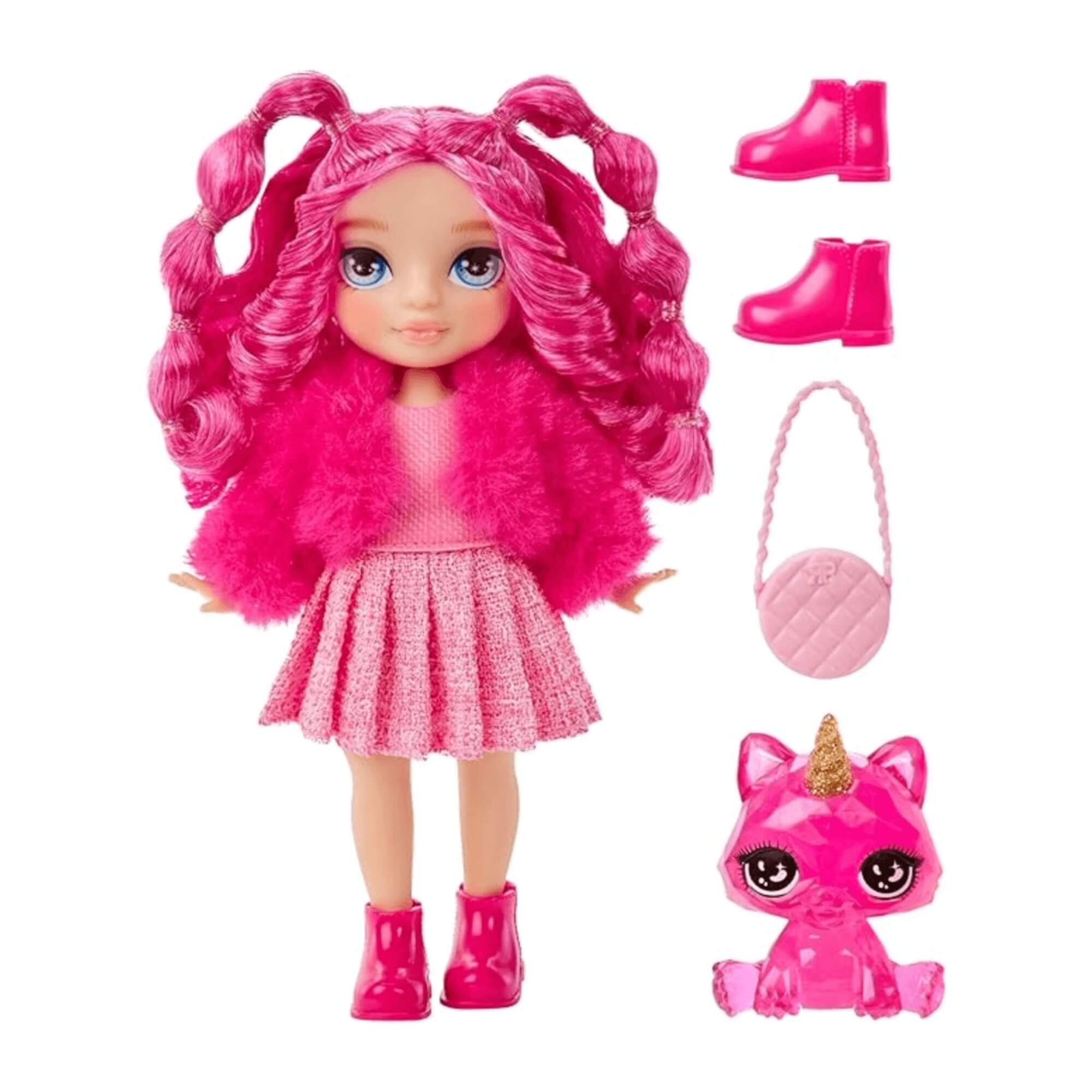 Boneca Rainbow High Littles Dolls Monroe - Magenta 14cm MGA - 4222531180