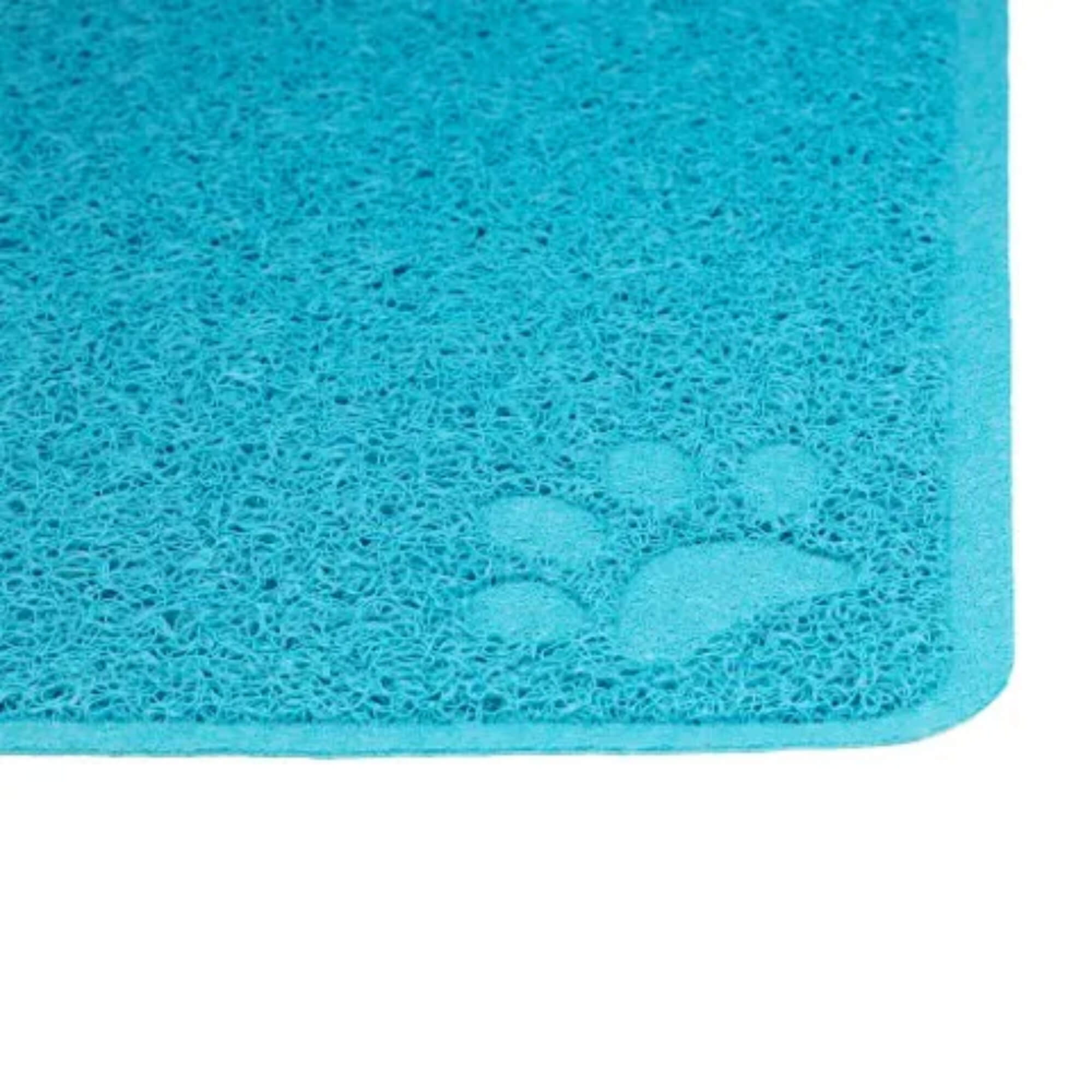 Tapete Pet para Alimentação Retangular na cor Azul Medio Jambo Pets - 11507