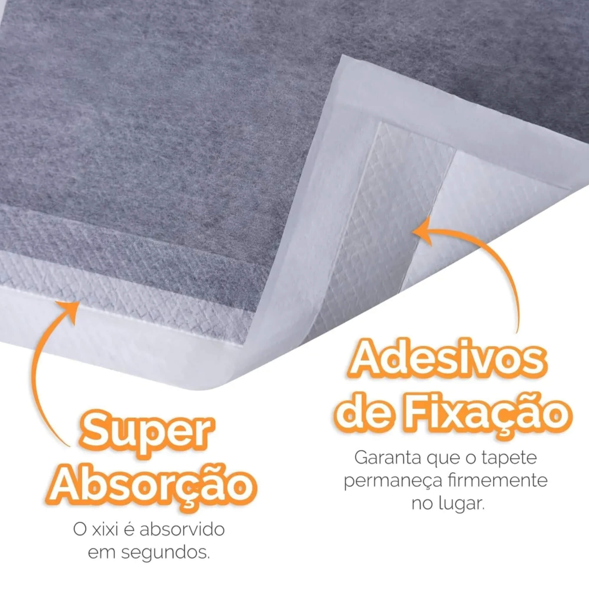 Tapete Higiênico Carbon com 6 Camadas de Proteção 30 Peças 60X80 Jambo Pets - 10933