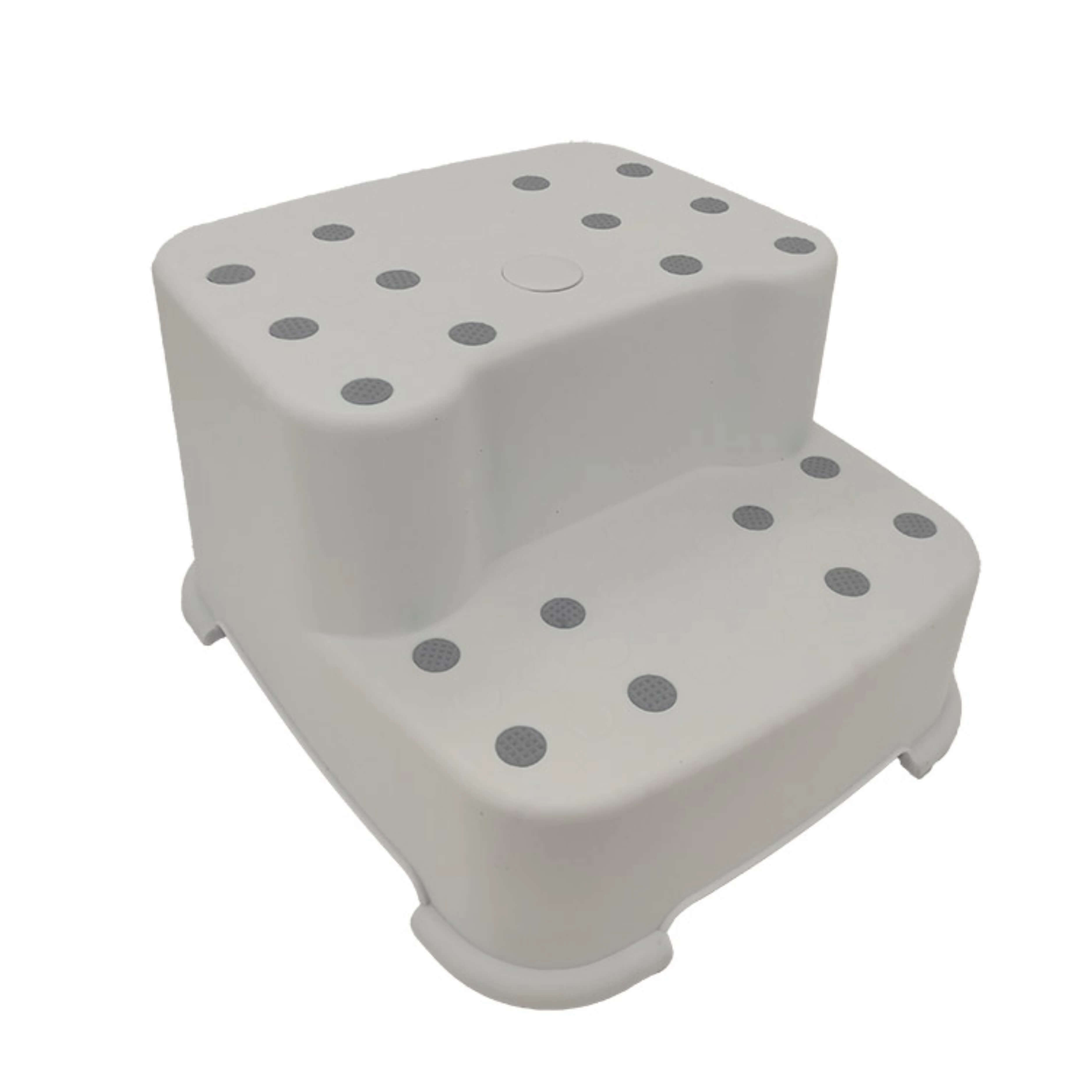 Degrau Infantil Duplo Branco Antiderrapante p/ Banheiro e Cozinha Zippy Toys - 10419