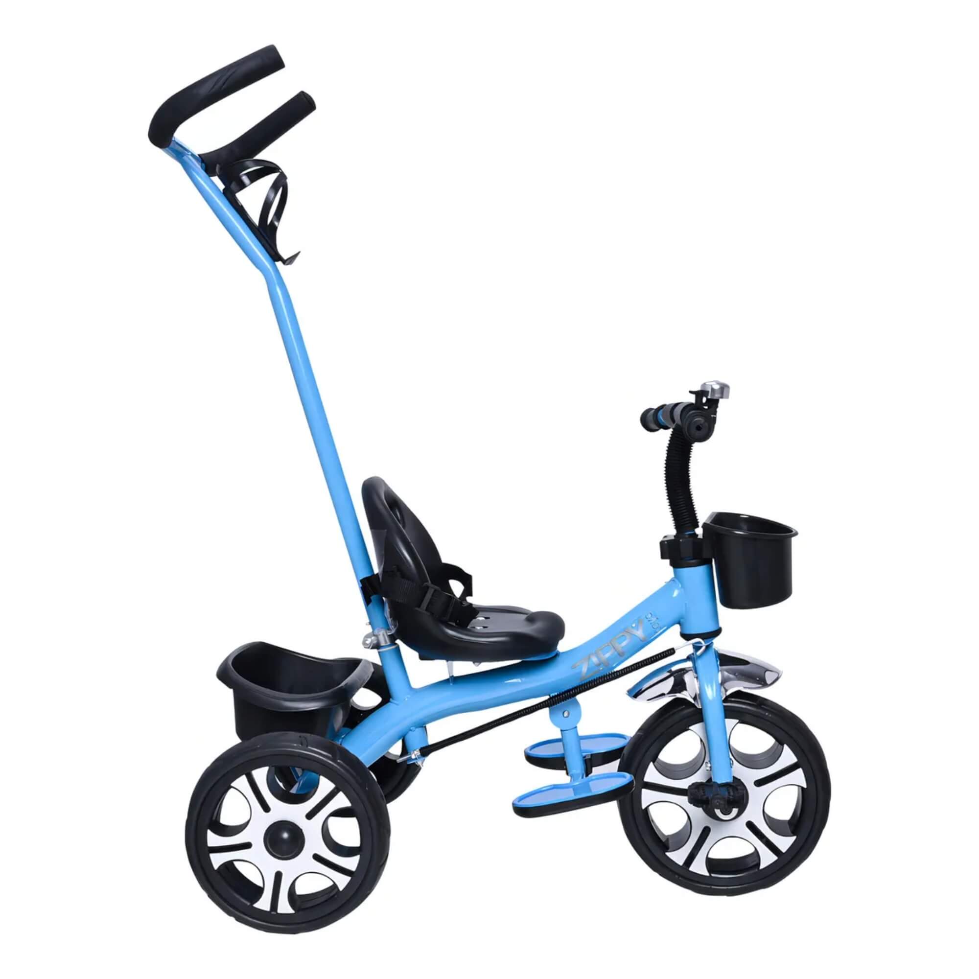 Triciclo Infantil com Apoiador Azul Zippy Toys - 7630
