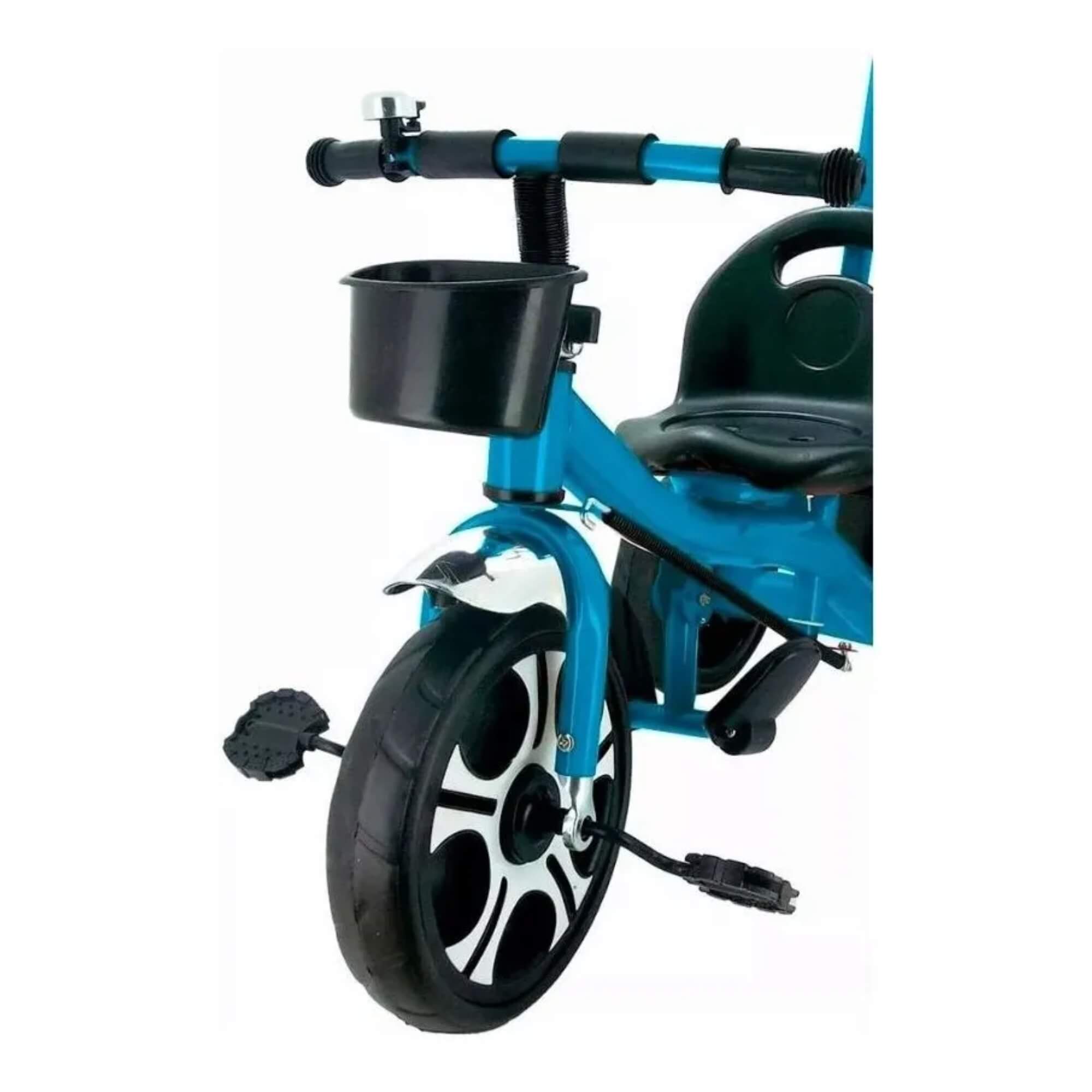Triciclo Infantil com Apoiador Azul Zippy Toys - 7630