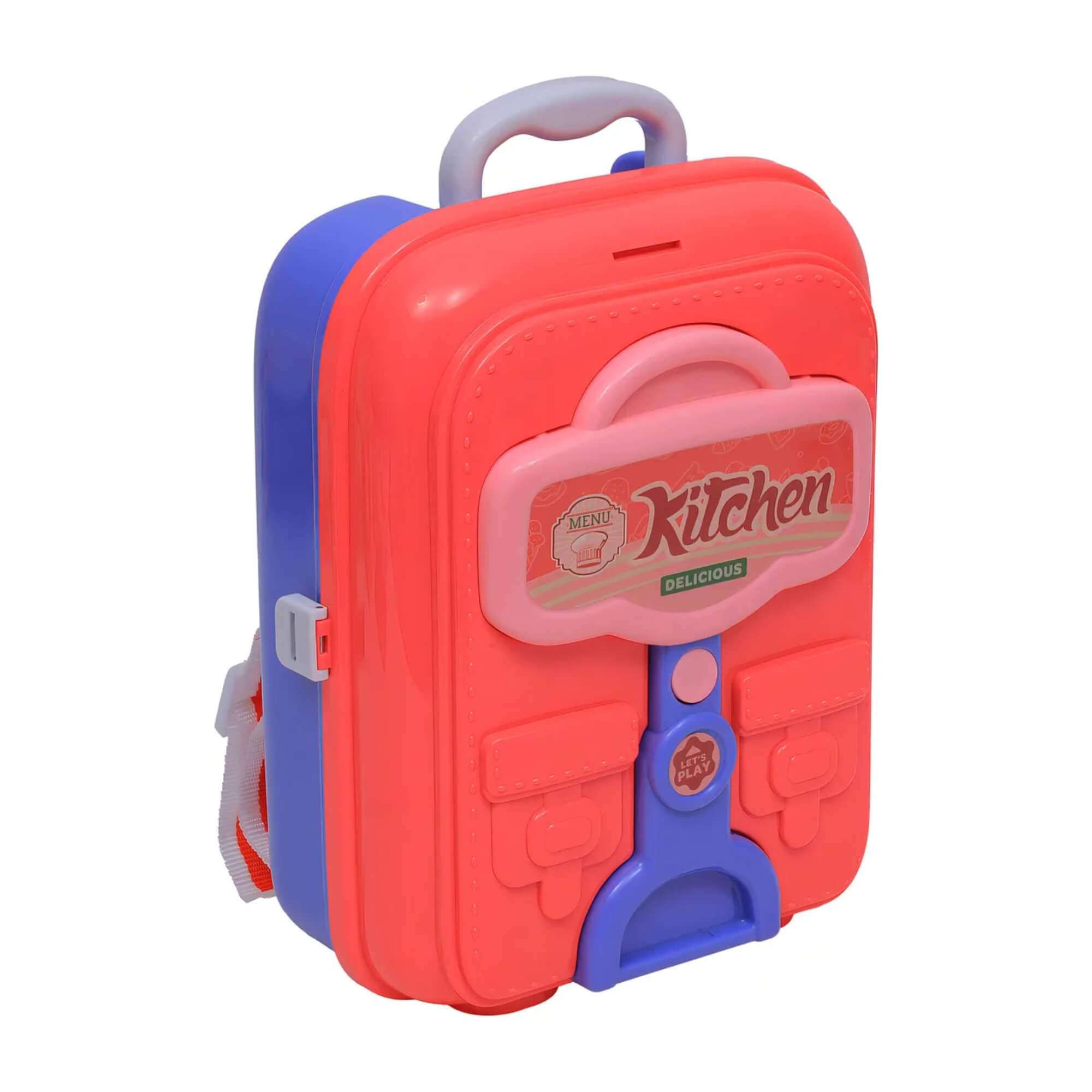 Brinquedo Infantil Maleta de Cozinha 3 em 1 c/ 36 Peças Zippy Toys - 10329