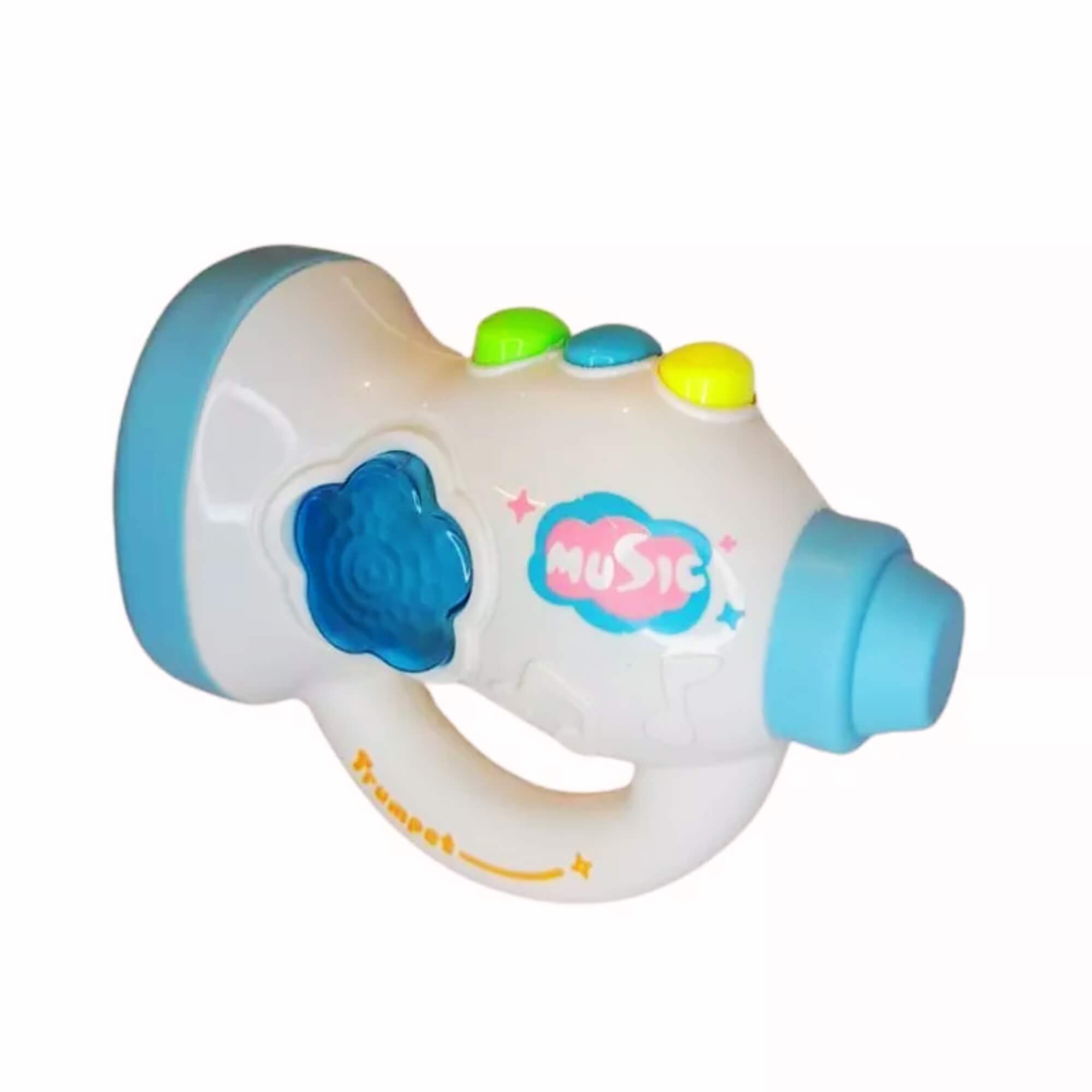 Brinquedo Infantil Trompete Musical Interativo com Luz e Som Zippy Toys - 11093