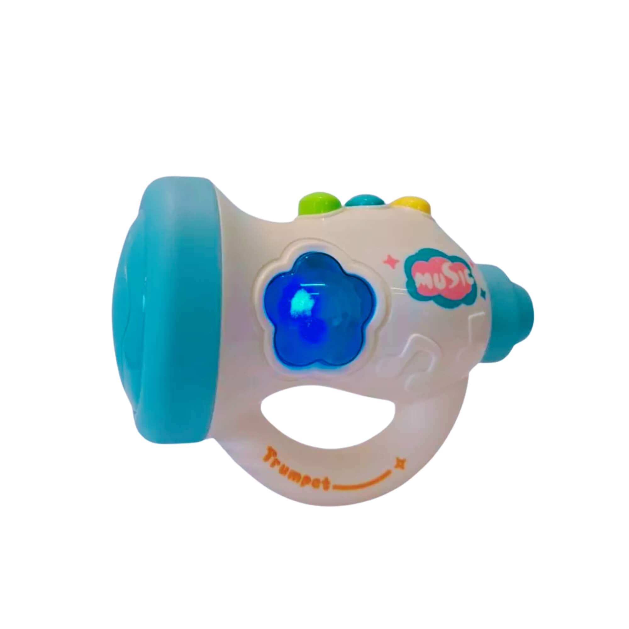 Brinquedo Infantil Trompete Musical Interativo com Luz e Som Zippy Toys - 11093