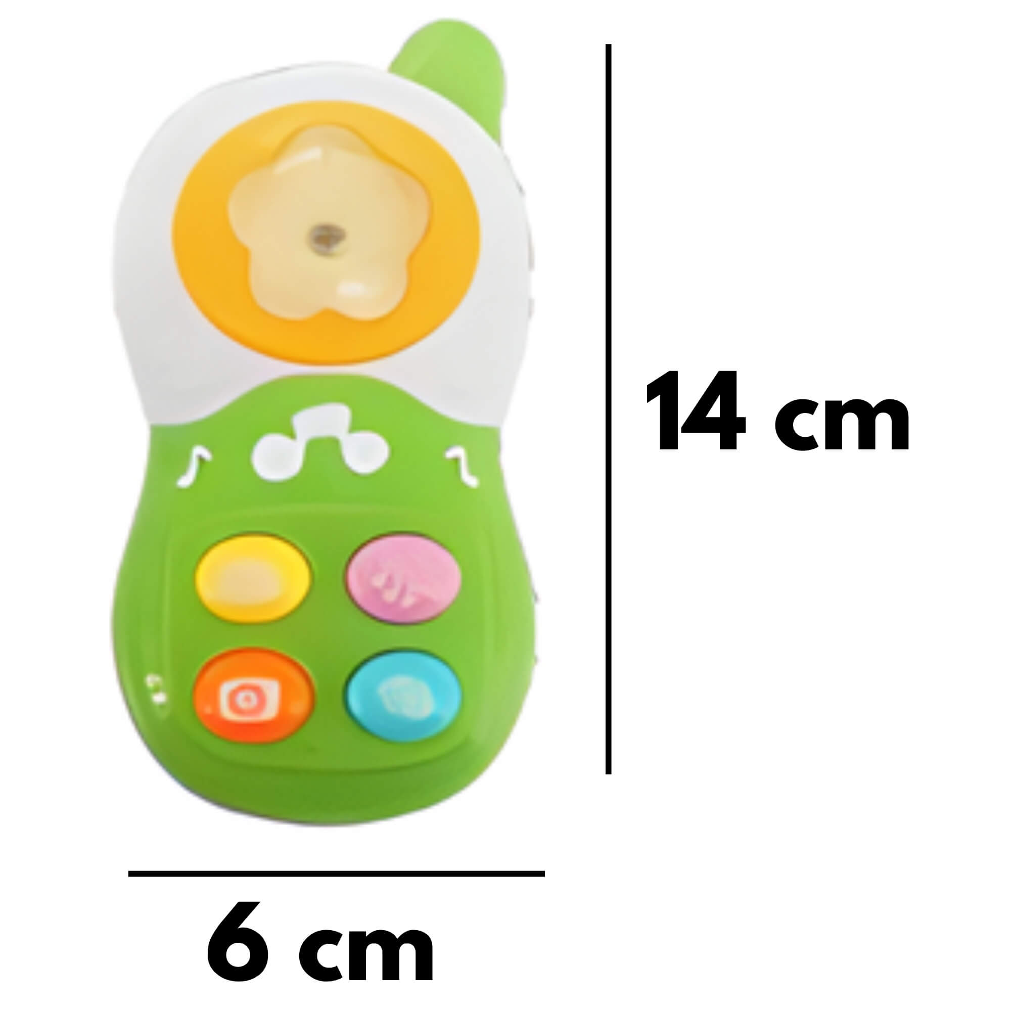 Telefone Interativo para Bebês com Luz Som e Imagem Zippy Toys - 11132