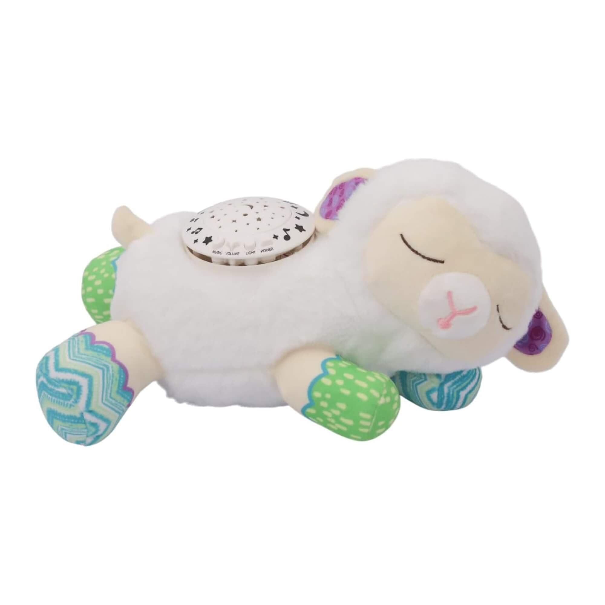 Pelúcia Infantil Carneirinho com Luz e Som Zippy Toys - 11126