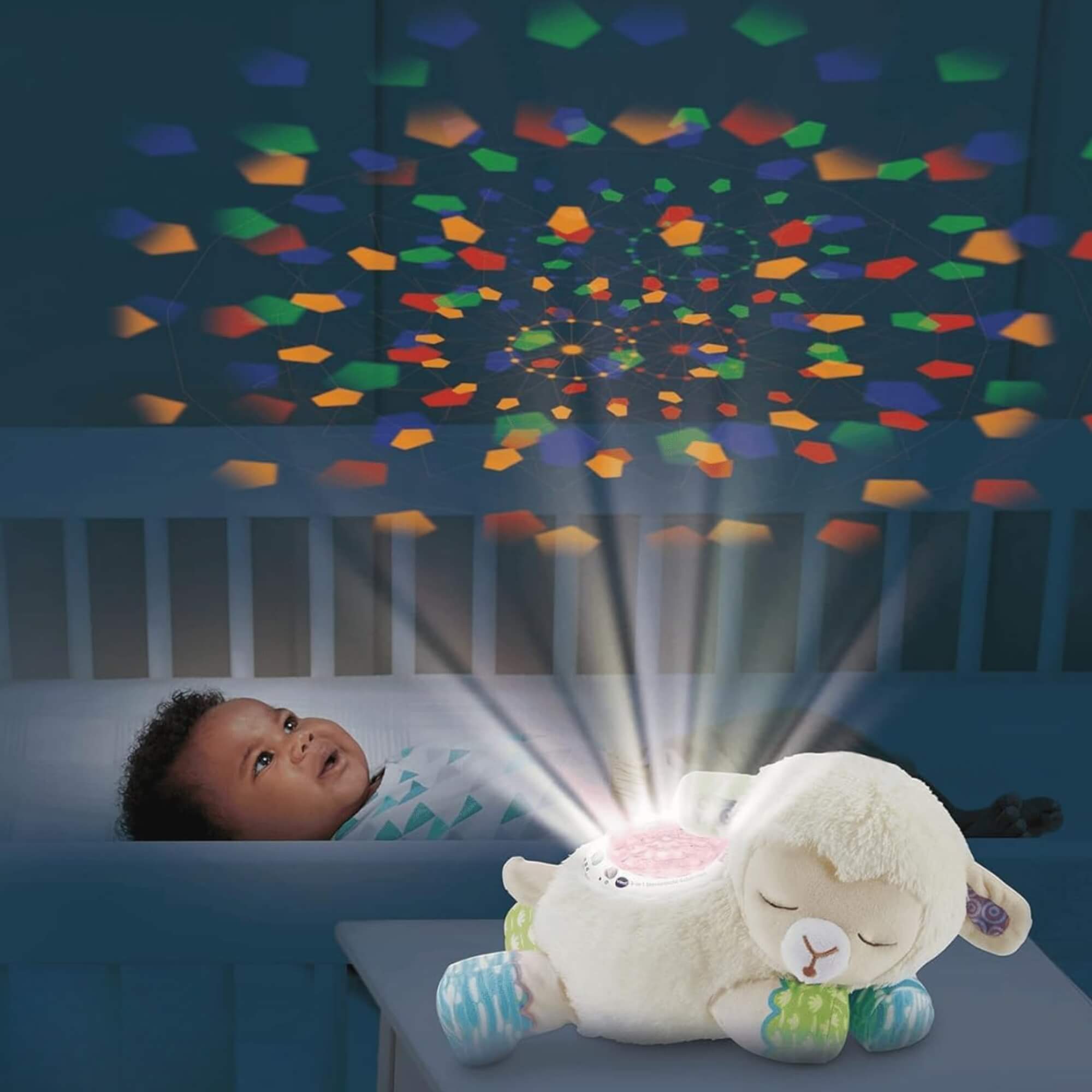 Pelúcia Infantil Carneirinho com Luz e Som Zippy Toys - 11126