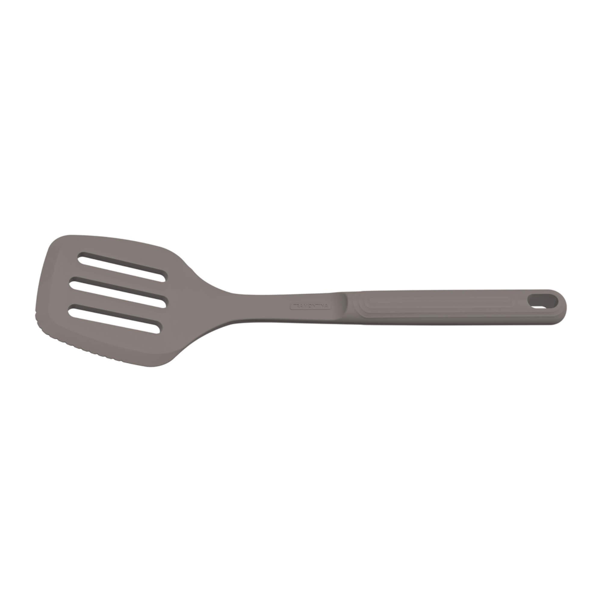 Espátula Vazada Softta em Silicone Cinza Tramontina - 25850160