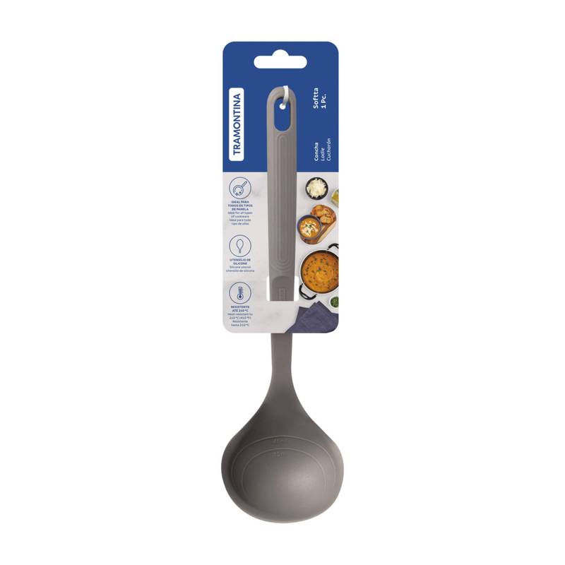 Concha de Silicone Softta Cinza Tramontina - 25854160